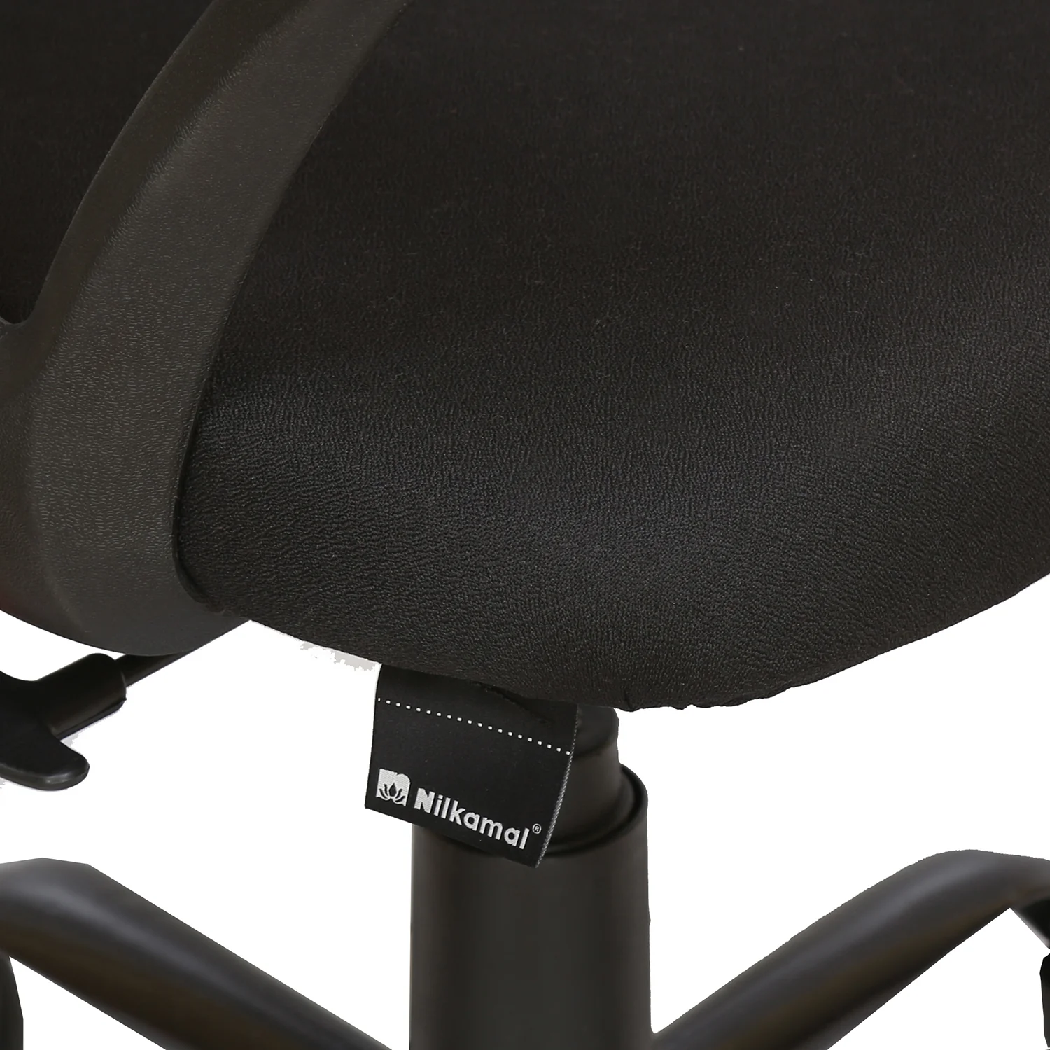 Nilkamal Mustang Mid Back Mesh Office Chair (Black) - Image 7