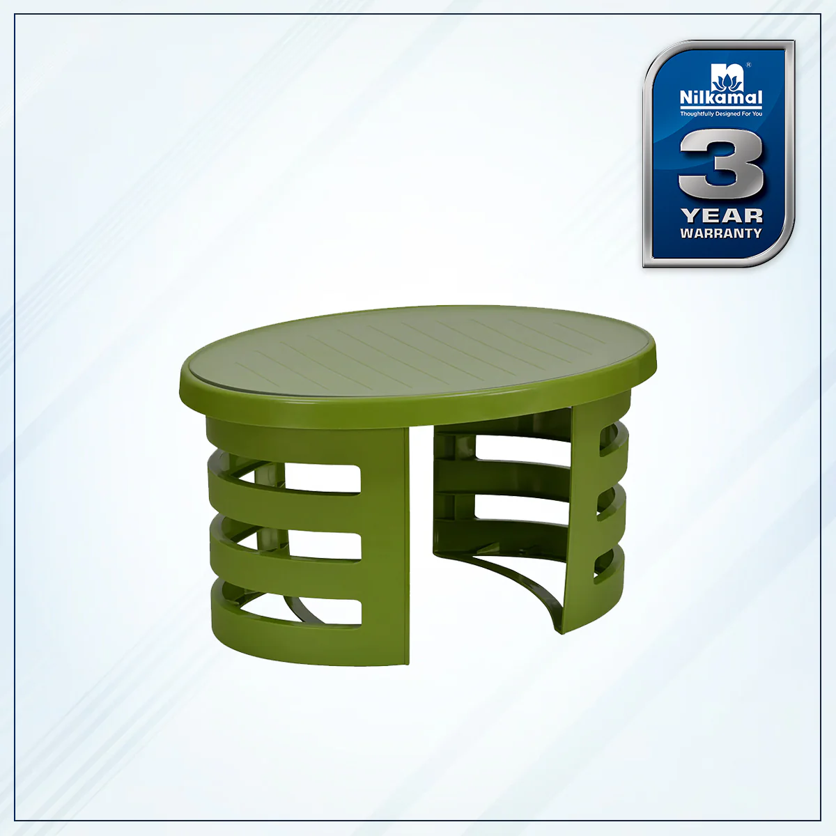 Nilkamal Mystique Center Table with Glass Top - Image 15