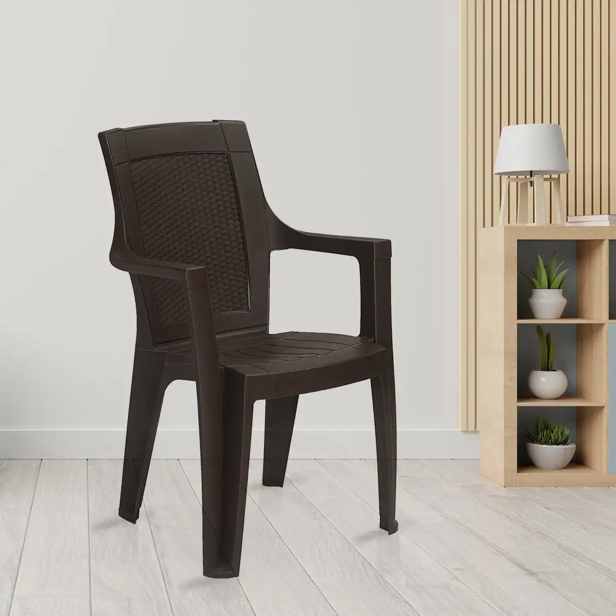 Nilkamal Mystique Plastic Arm Chair - Image 2