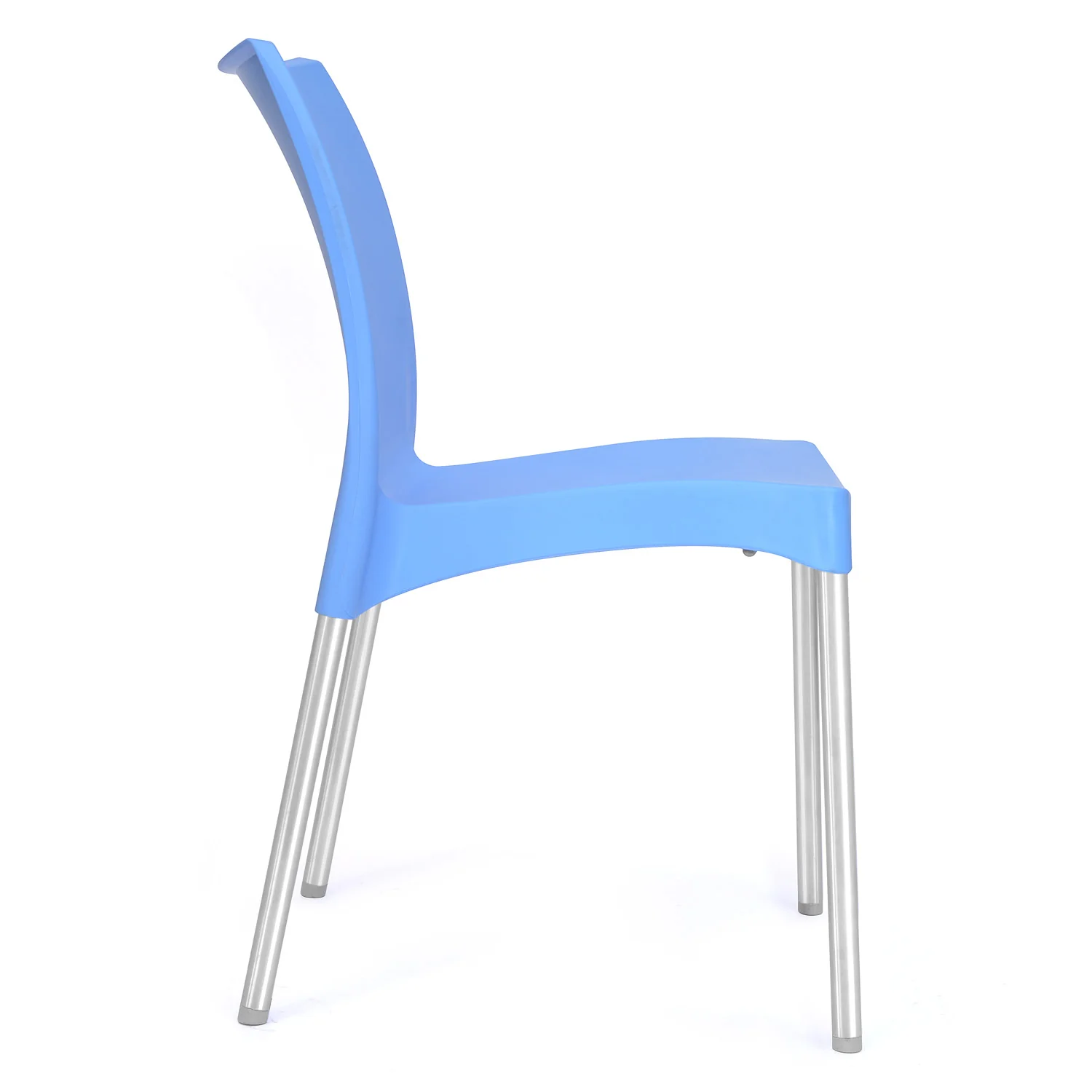 Nilkamal Novella 07 Plastic Armless Chair (Blue) - Image 9