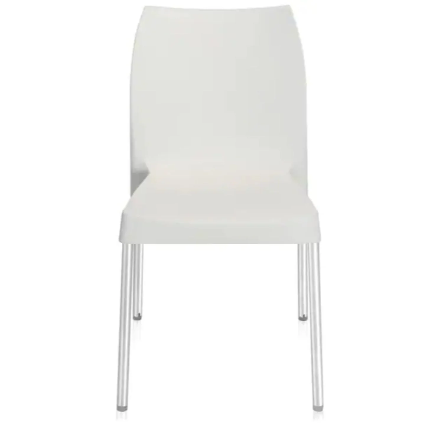 Nilkamal Novella 07 Plastic Armless Chair (Milky White) - Image 10