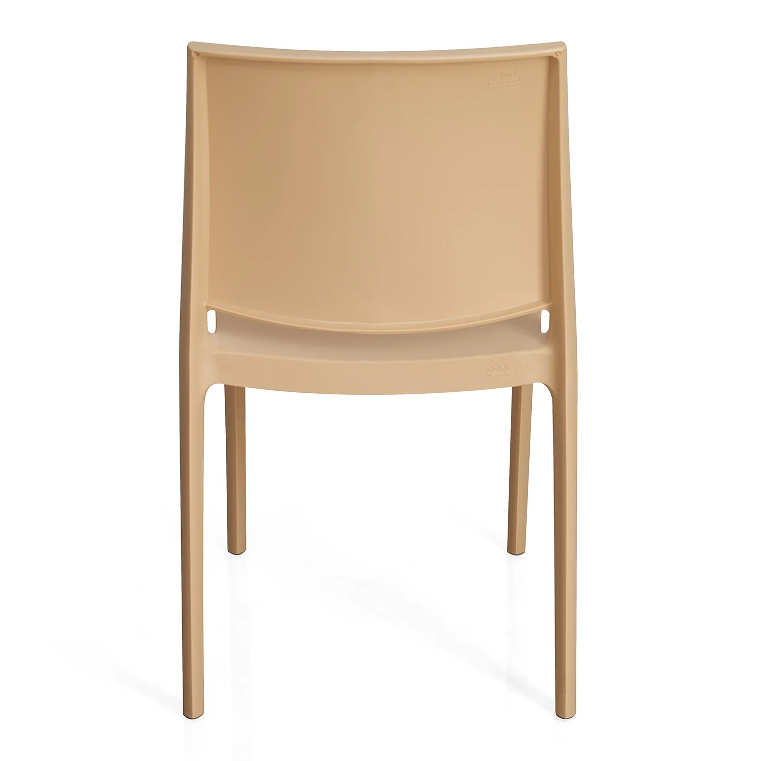 Nilkamal Novella 08 Plastic Armless Chair (Biscuit) - Image 11