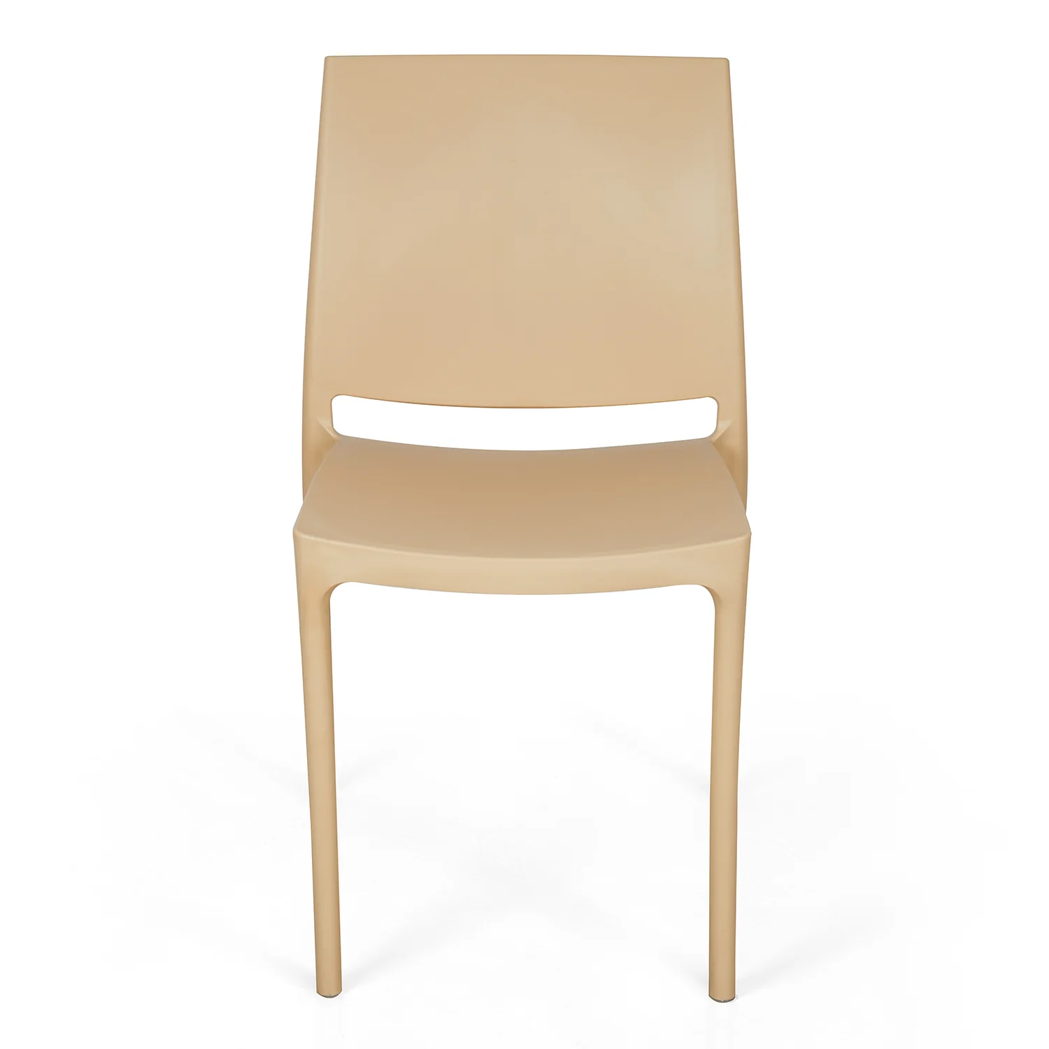 Nilkamal Novella 08 Plastic Armless Chair (Biscuit) - Image 7