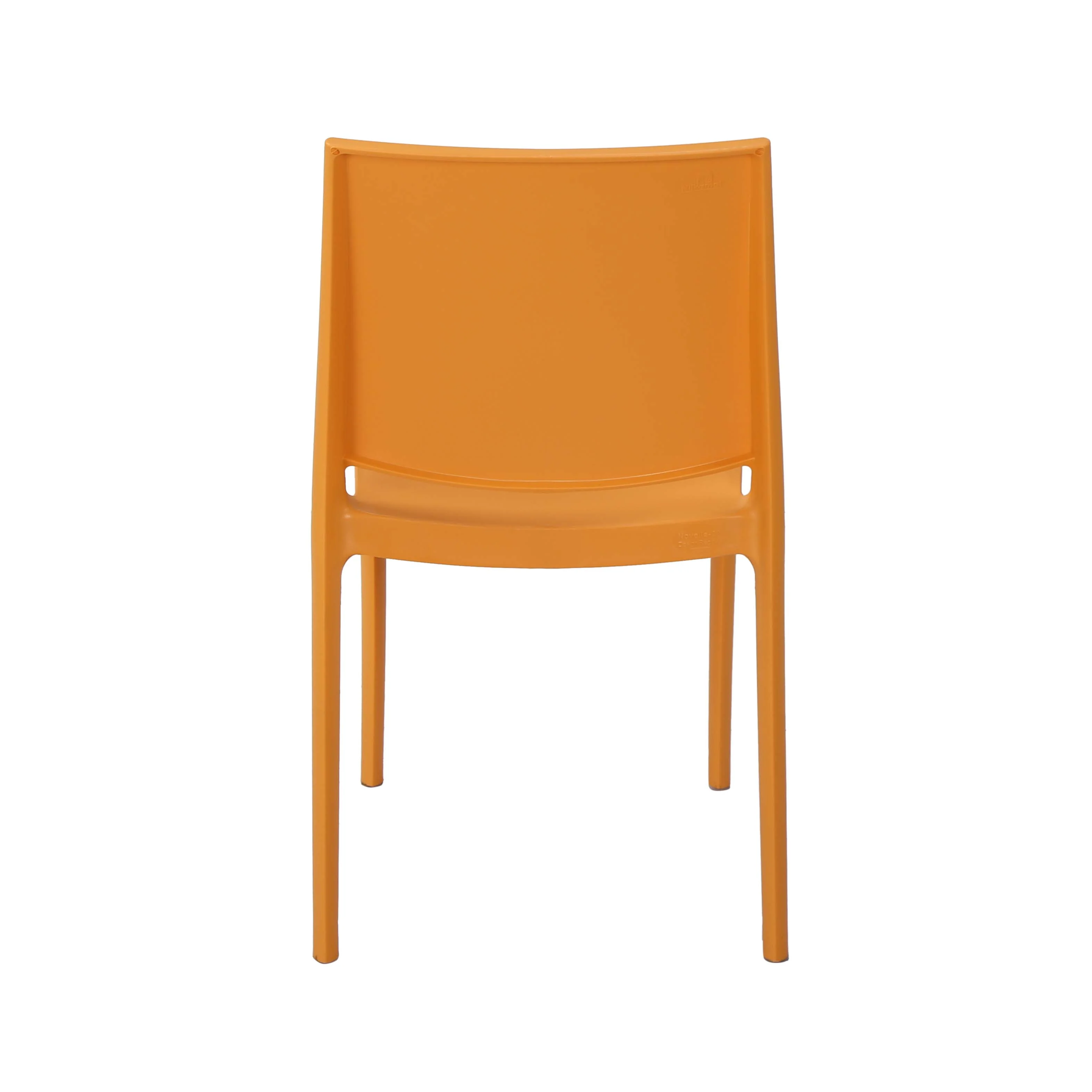 Nilkamal Novella 08 Plastic Armless Chair (Orange) - Image 7