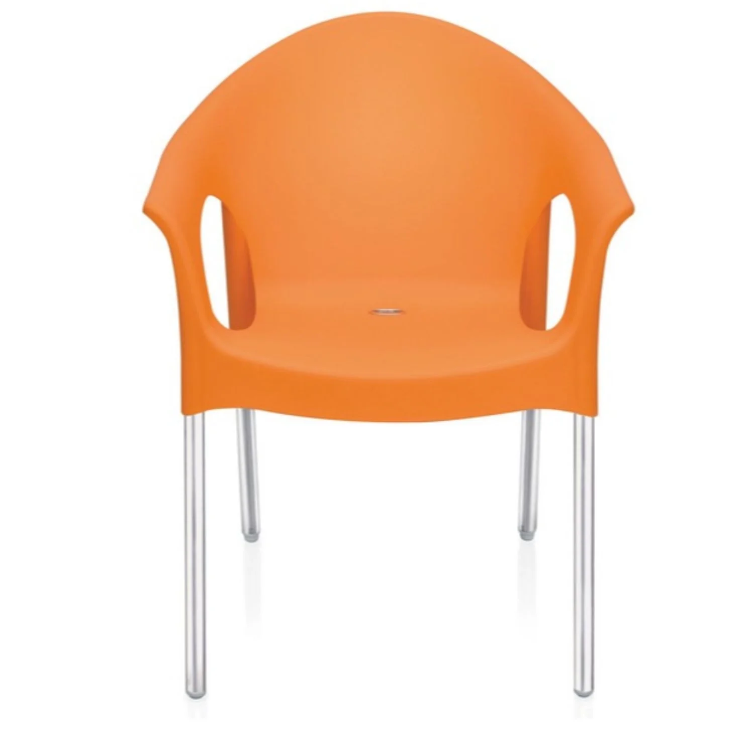 Nilkamal Novella 09 Plastic Arm Chair (Orange) - Image 7