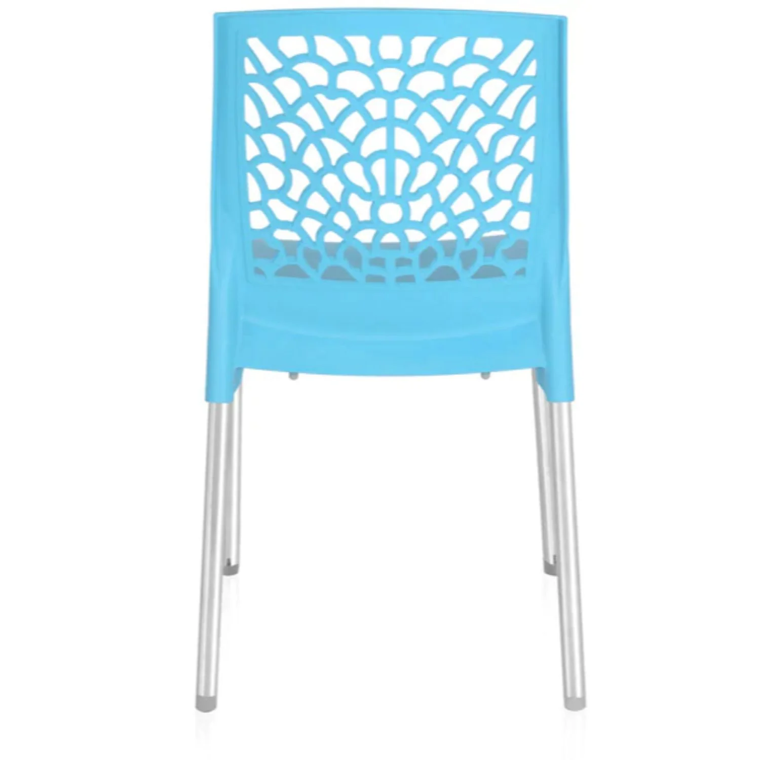 Nilkamal Novella 19 Plastic Armless Chair (Celeste Blue) - Image 8