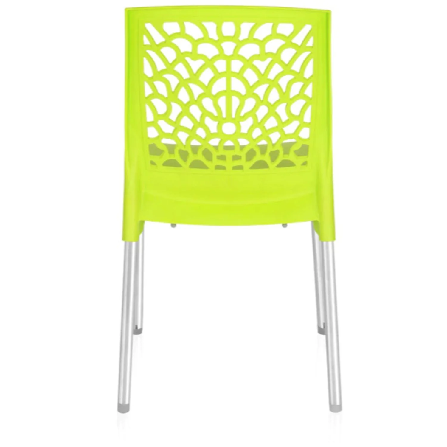 Nilkamal Novella 19 Plastic Armless Chair (Citrus Green) - Image 8