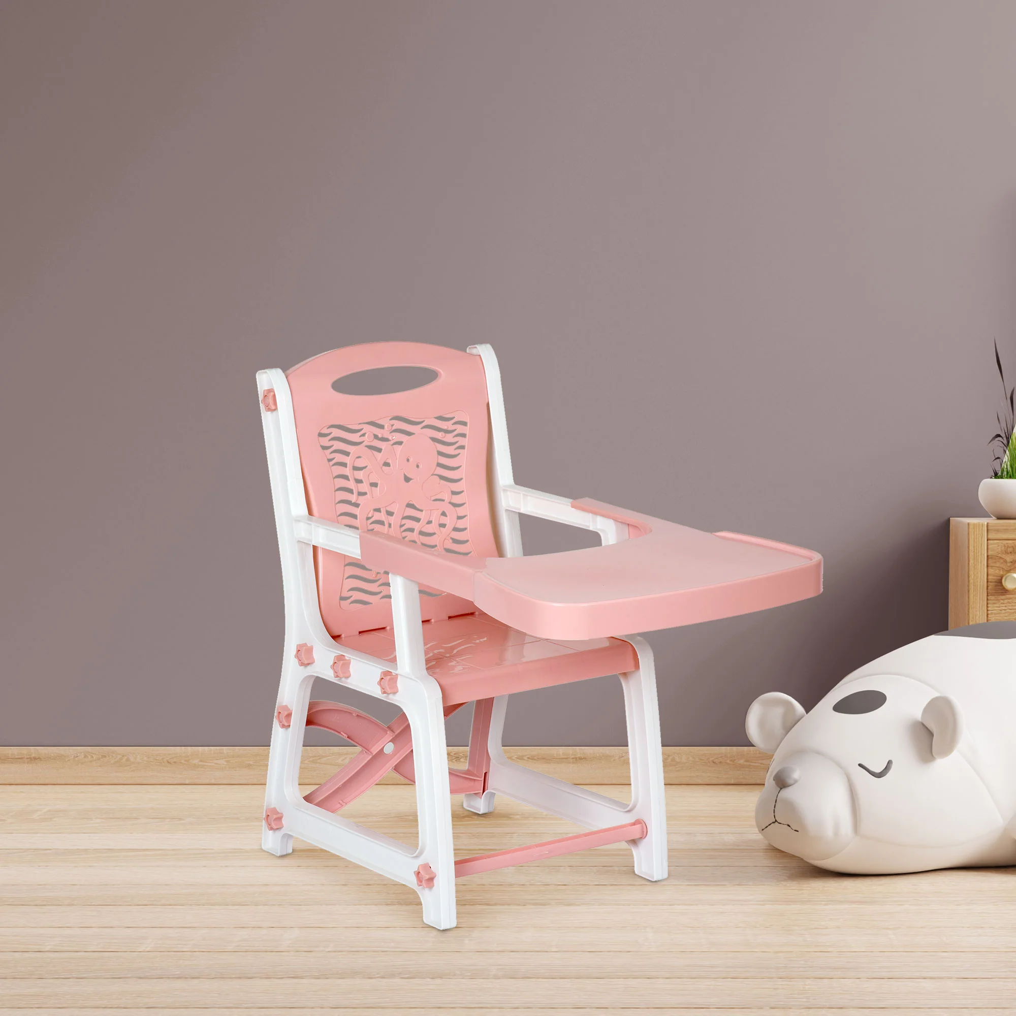 Nilkamal Octo Junior Plastic Kids Chair with Tray - Image 10