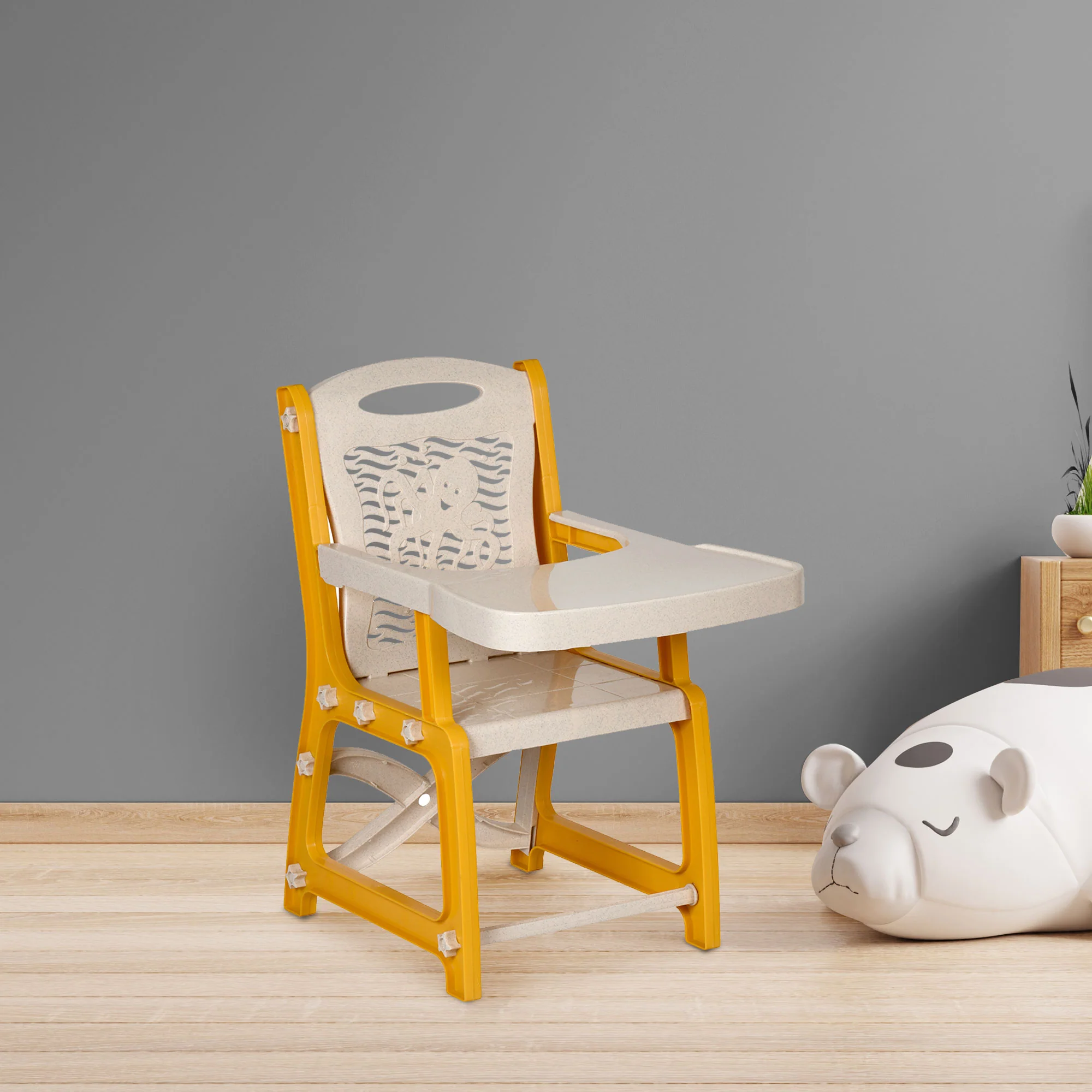 Nilkamal Octo Junior Plastic Kids Chair with Tray - Image 18