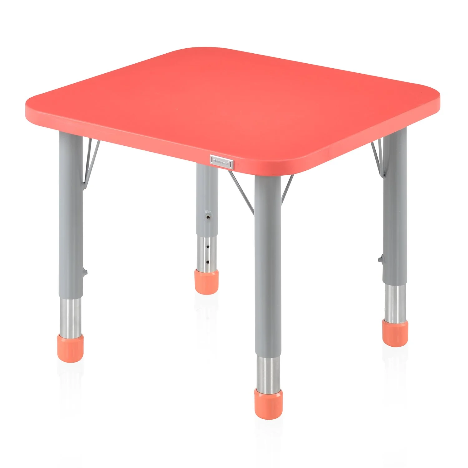 Nilkamal Orange Poppy Red Activity Desk (Square) - Image 3