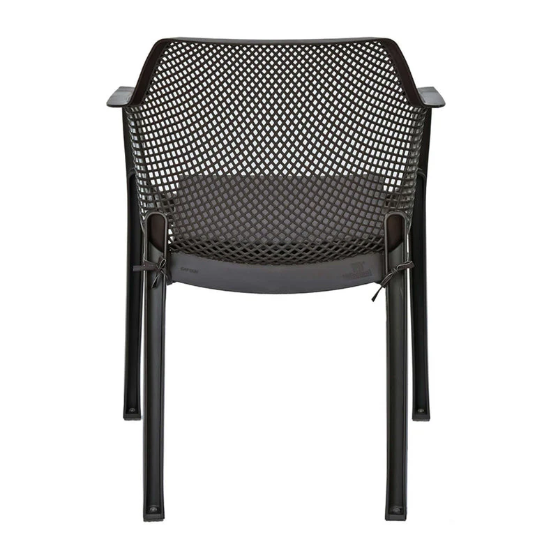 Nilkamal Orchid 1 + 4 Chair Plastic Dining Set (Season Rust Brown) - Image 9
