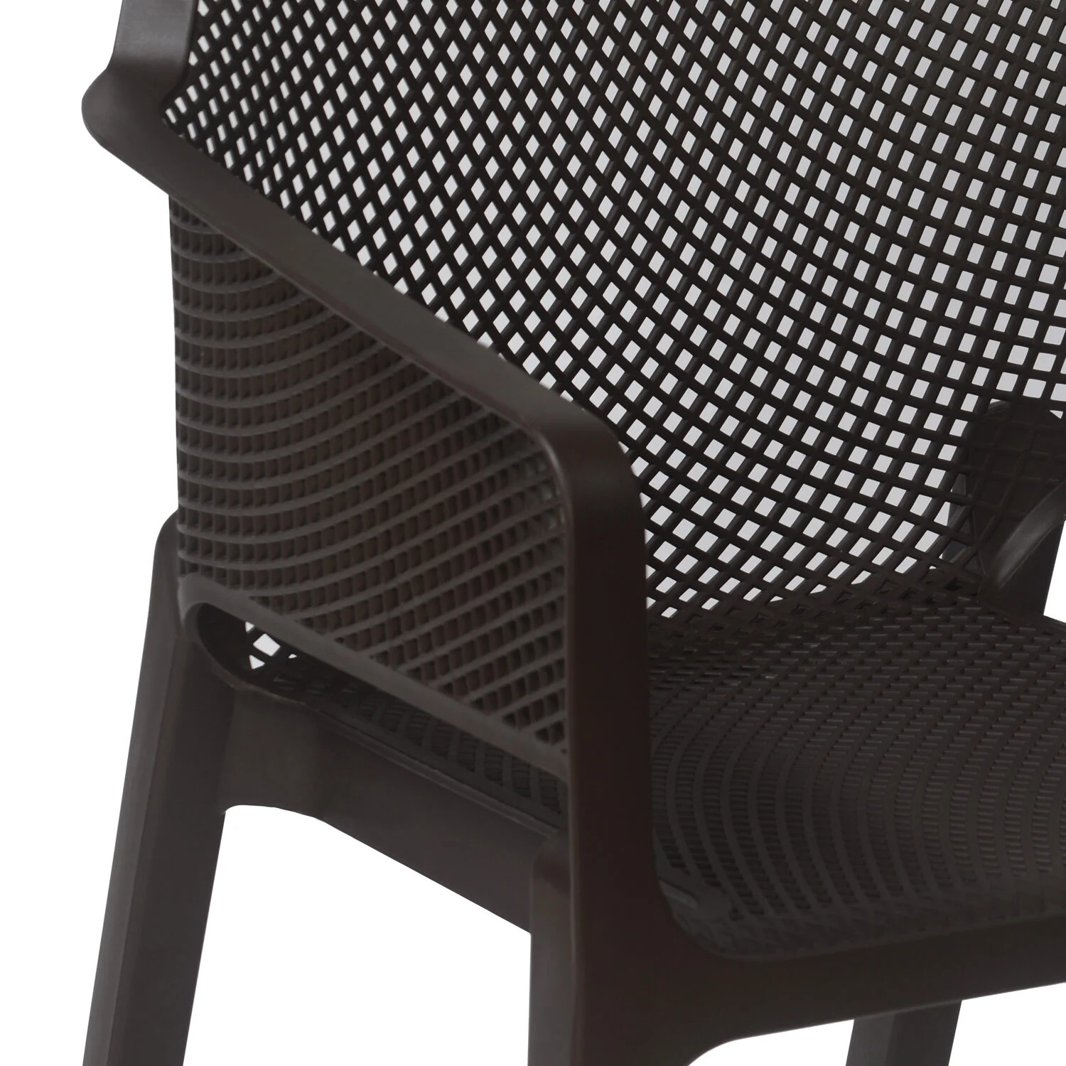 Nilkamal Orchid Captain 1 + 4 Chair Dining Set (Rust Brown) - Image 11