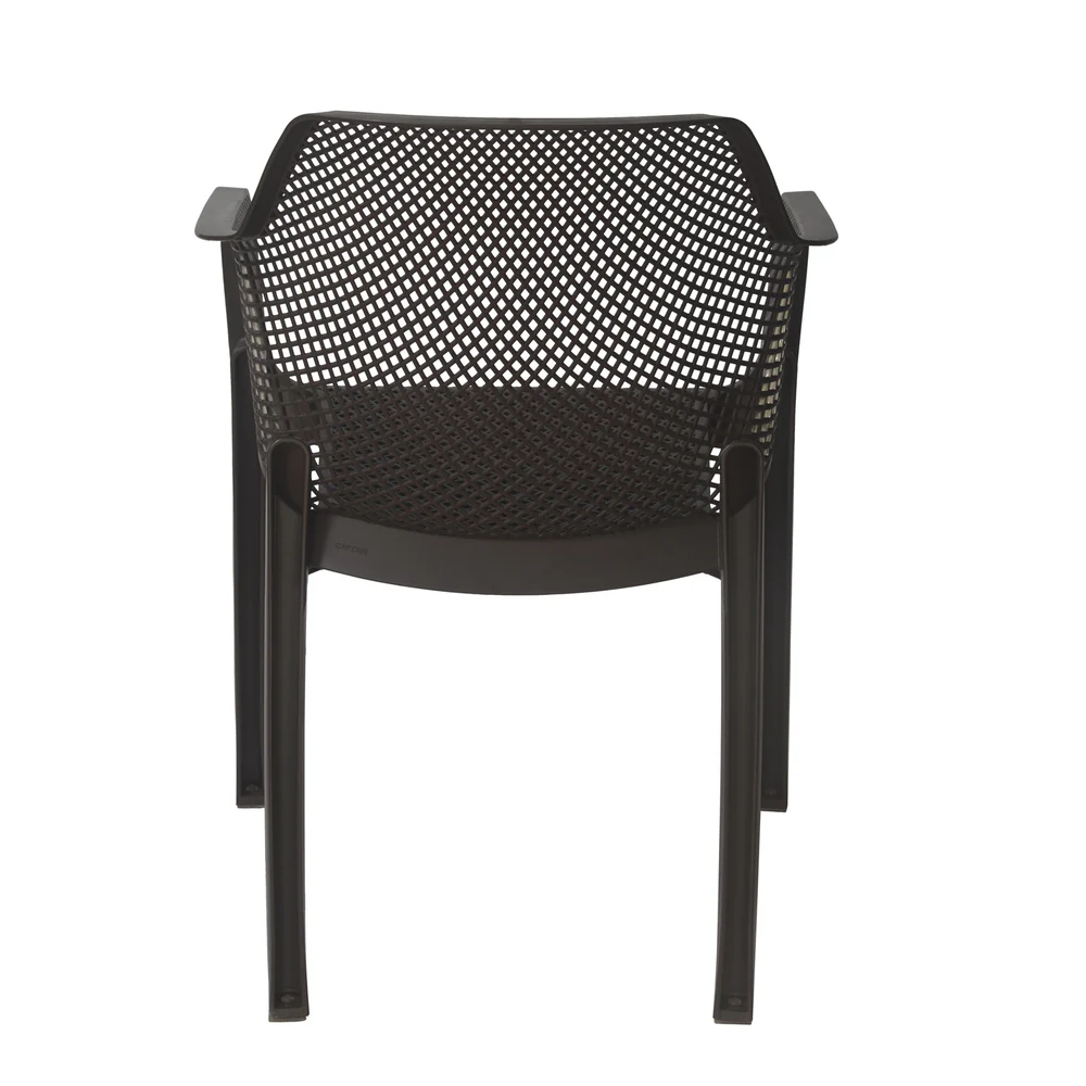 Nilkamal Orchid Captain 1 + 4 Chair Dining Set (Rust Brown) - Image 8