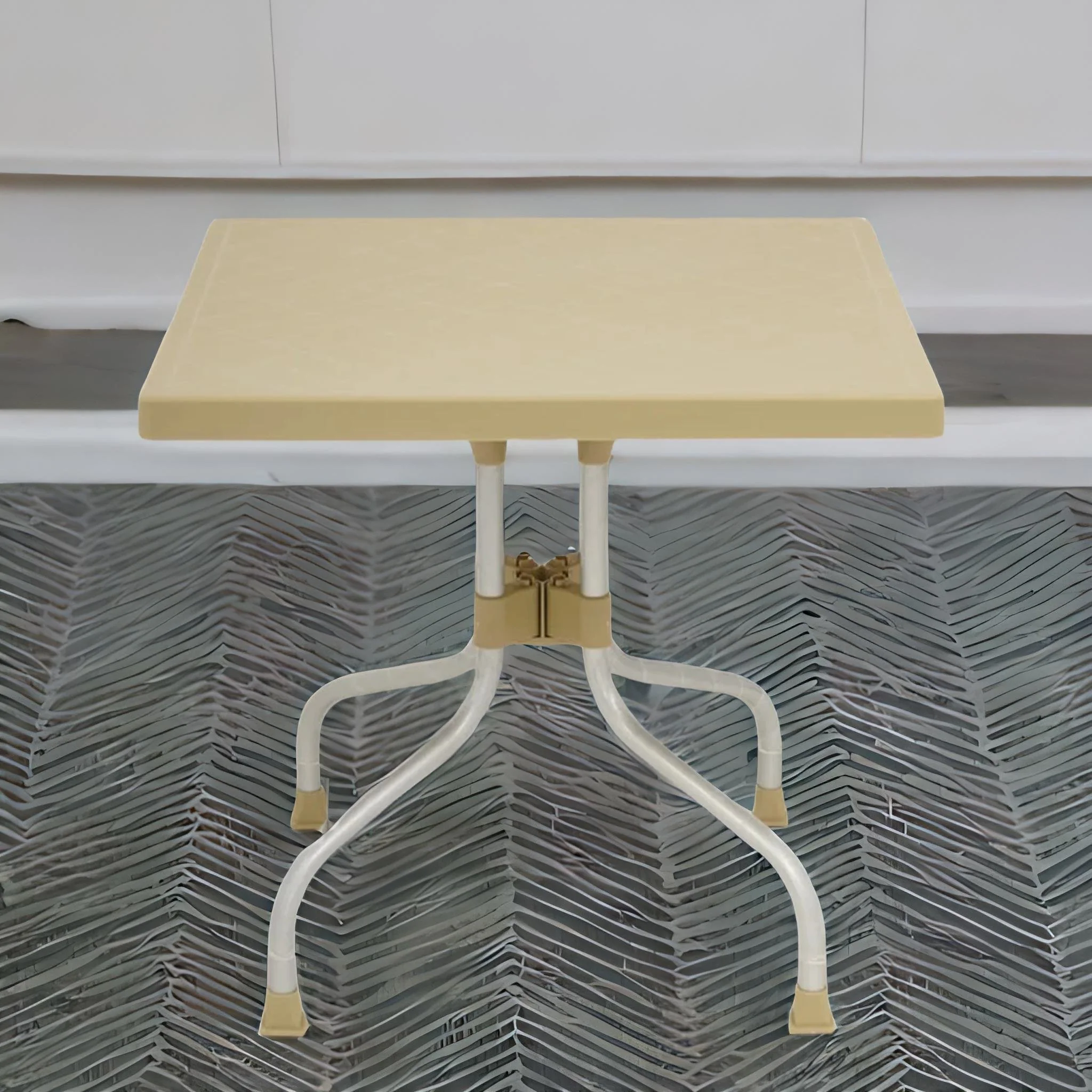 Nilkamal Orchid 4 Seater Plastic Dining Table - Image 28