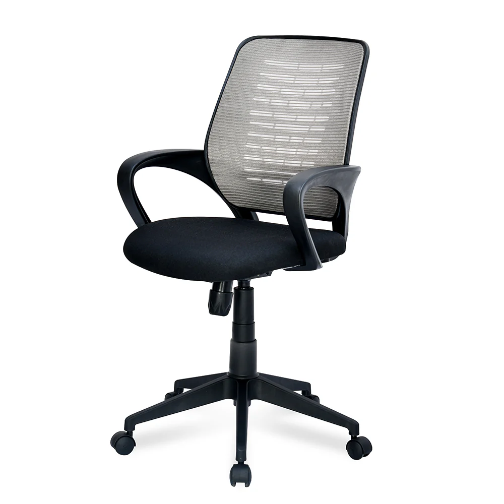 Nilkamal Otis Mid Back Mesh Office Chair (Black & Grey) - Image 3