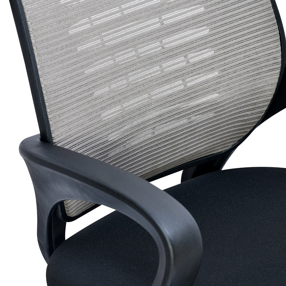 Nilkamal Otis Mid Back Mesh Office Chair (Black & Grey) - Image 7