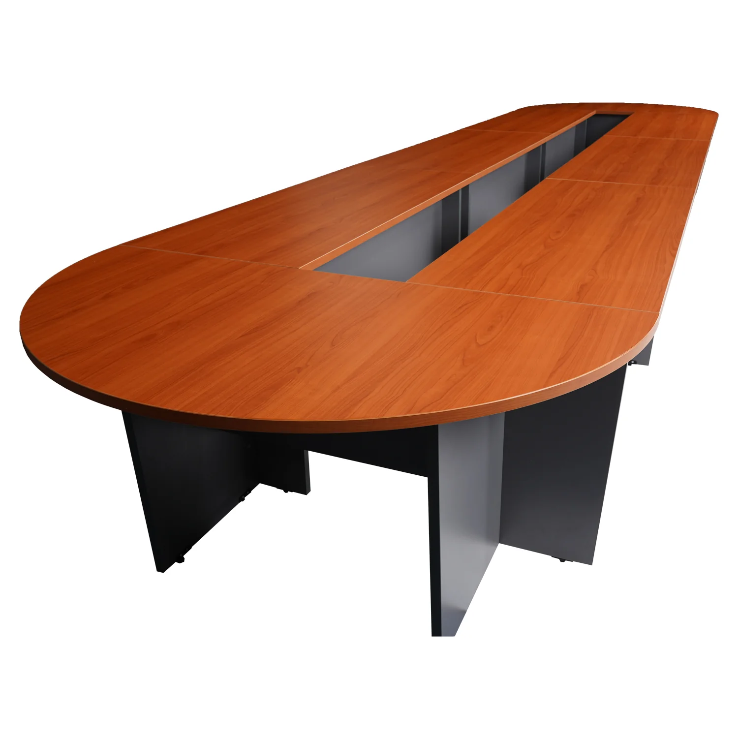 Nilkamal Parley Meeting Table (Oak / Grey) - Image 4