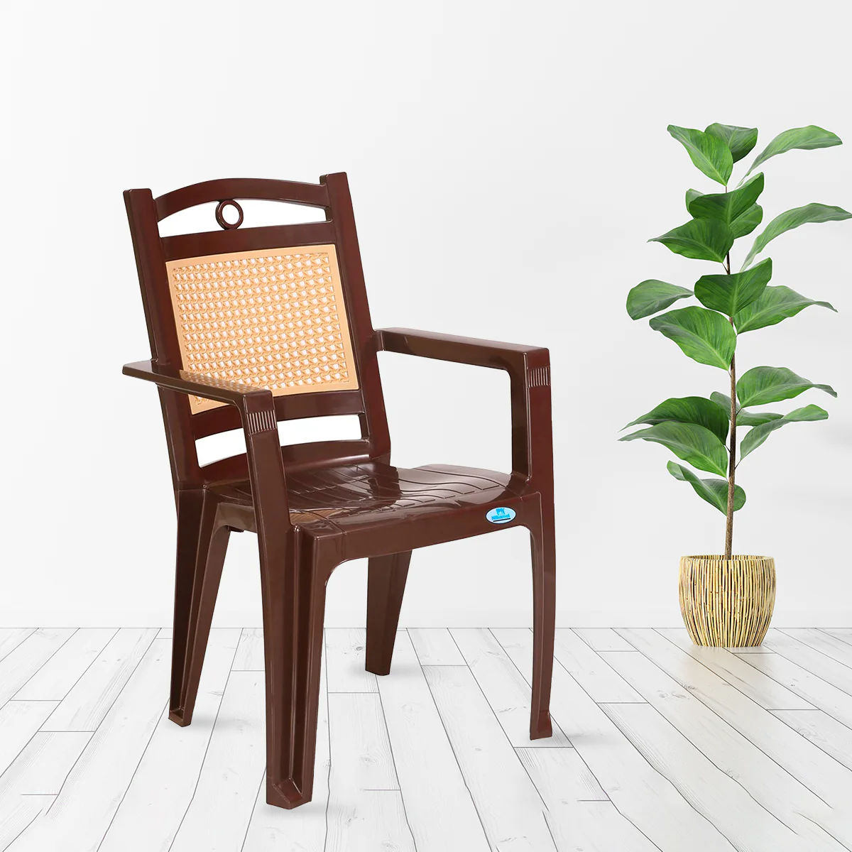 Nilkamal CHR2197 Premium Plastic Arm Chair - Image 3