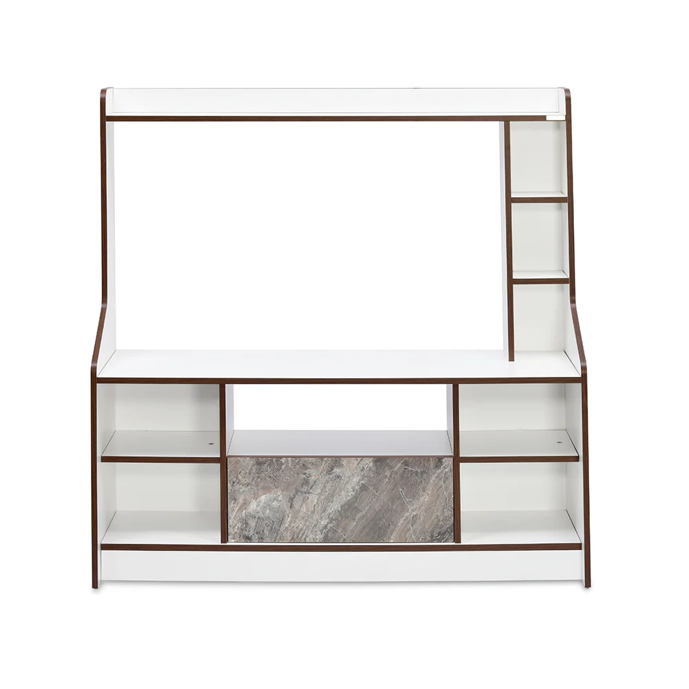 Nilkamal Petra TV Unit (White & Walnut) - Image 2