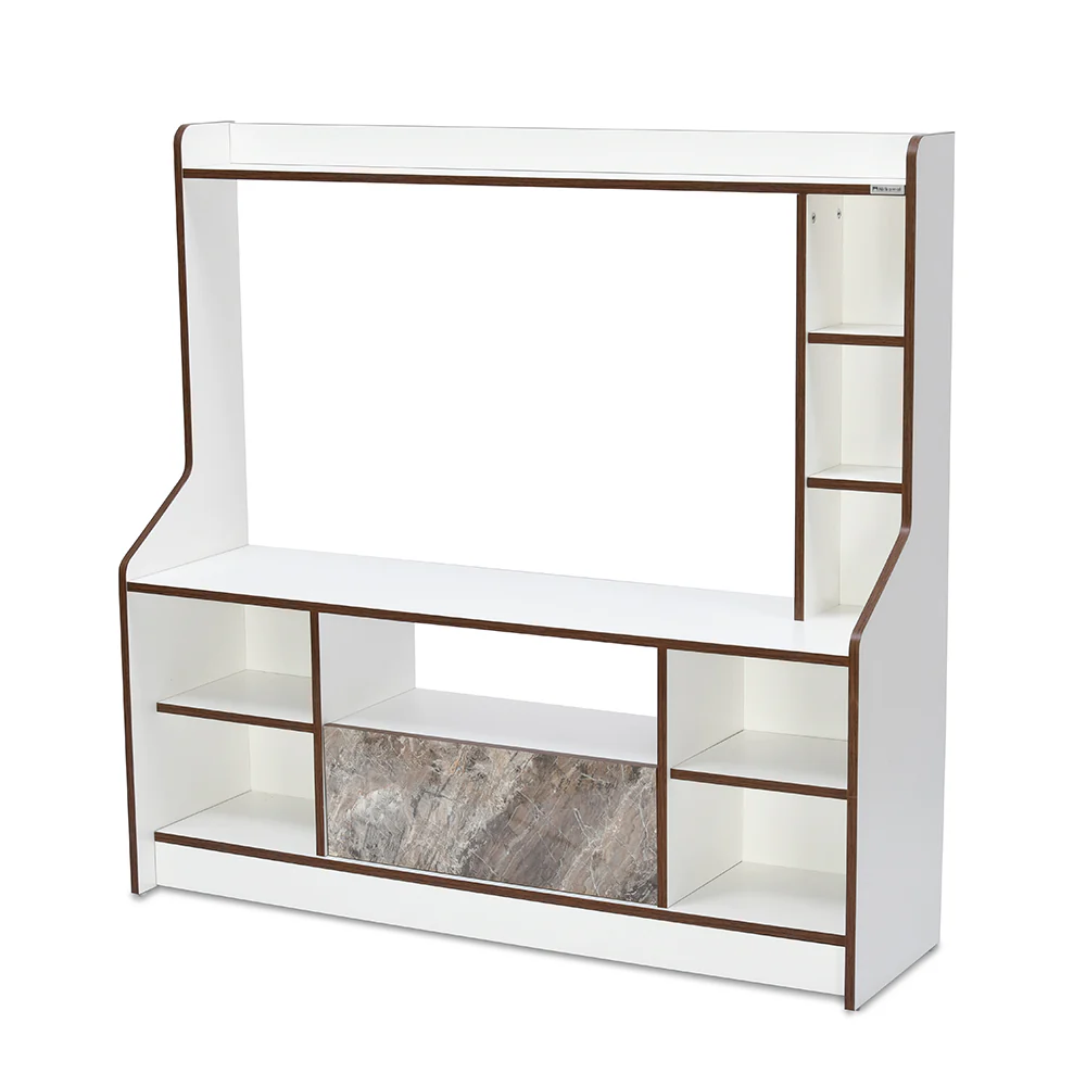 Nilkamal Petra TV Unit (White & Walnut) - Image 4
