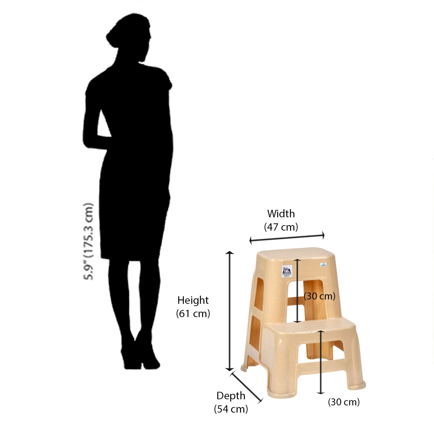 Nilkamal Plastic Step Stool - Image 29
