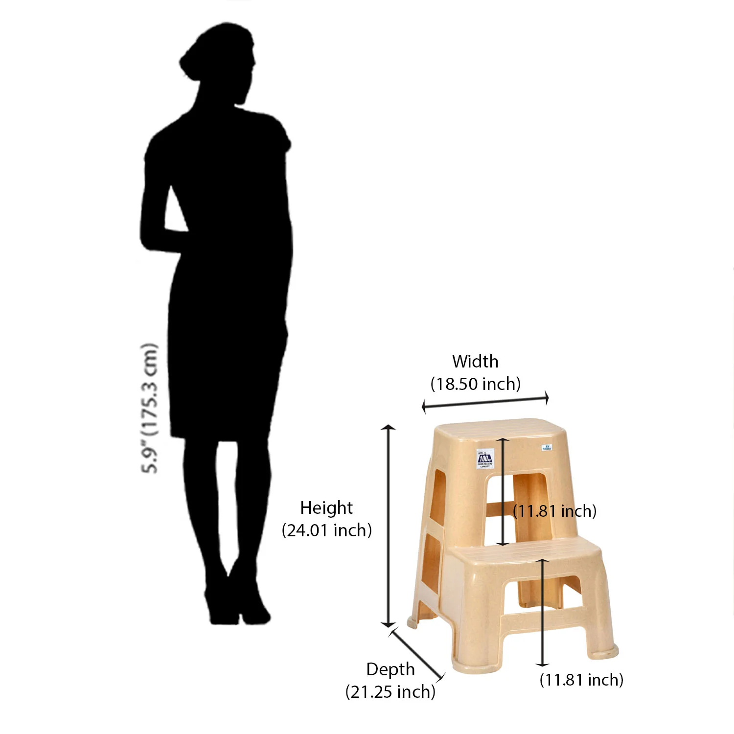 Nilkamal Plastic Step Stool - Image 30