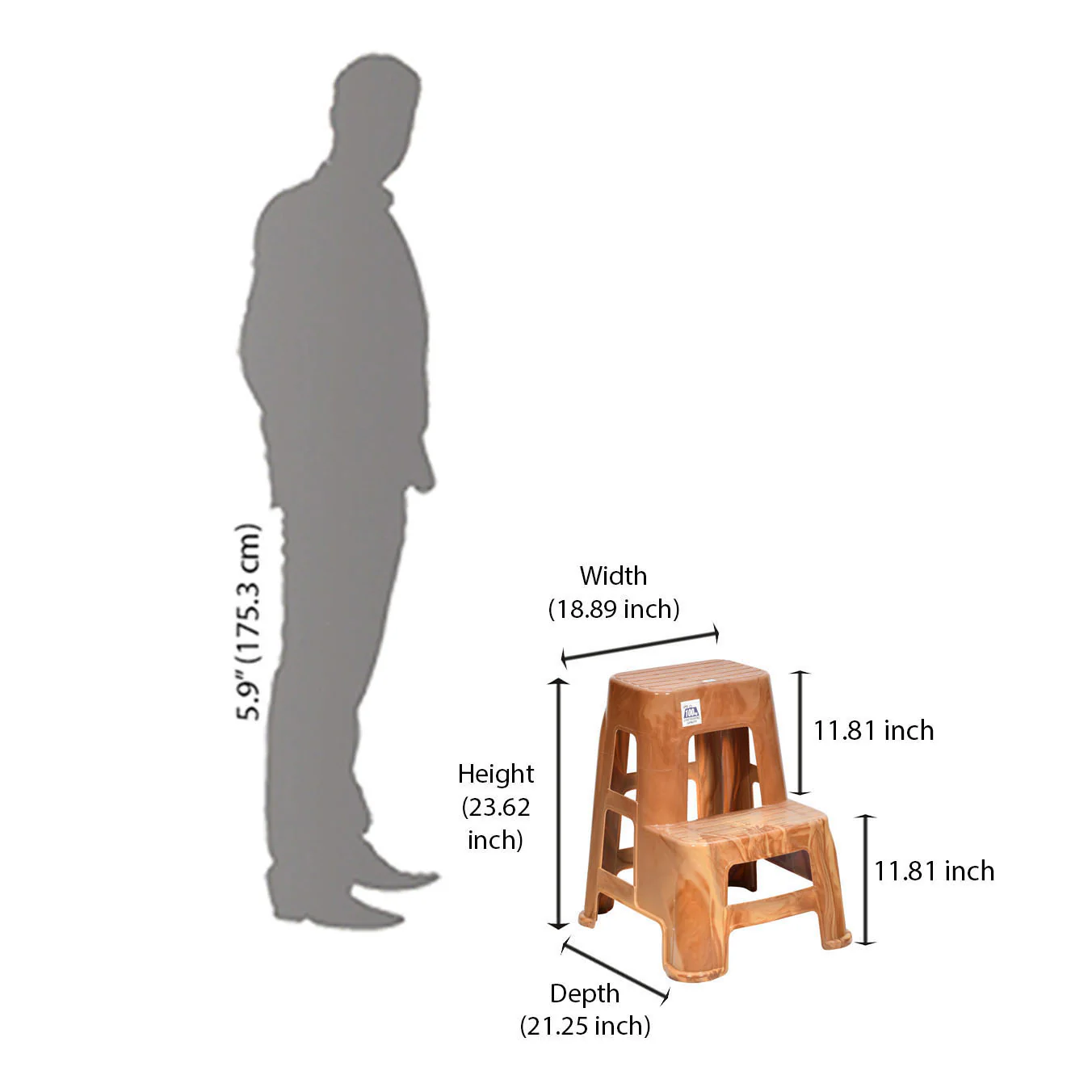 Nilkamal Plastic Step Stool - Image 39