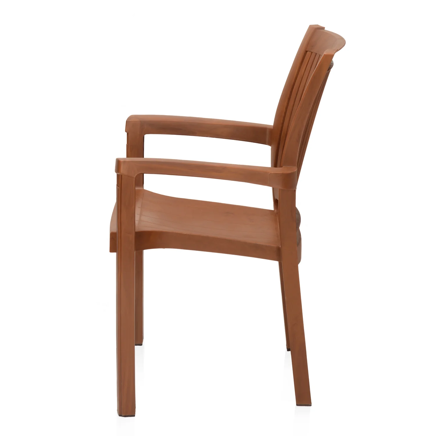 Nilkamal Platinum Plastic Arm Chair (Mango Wood) - Image 5