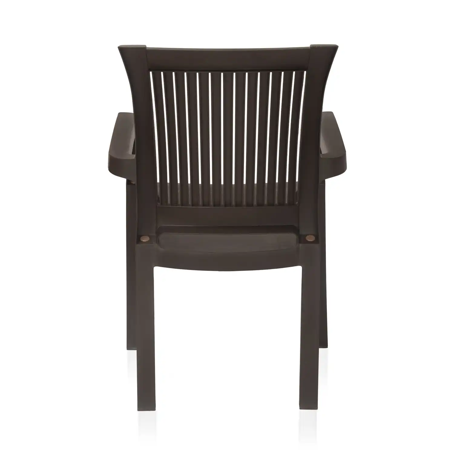 Nilkamal Platinum Plastic Arm Chair (Season Rust Brown) - Image 6