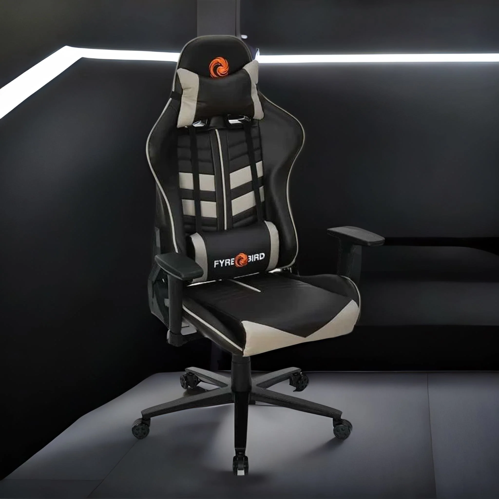 Nilkamal Fyrebird Razos Gaming Chair (Brown / Beige) - Image 2