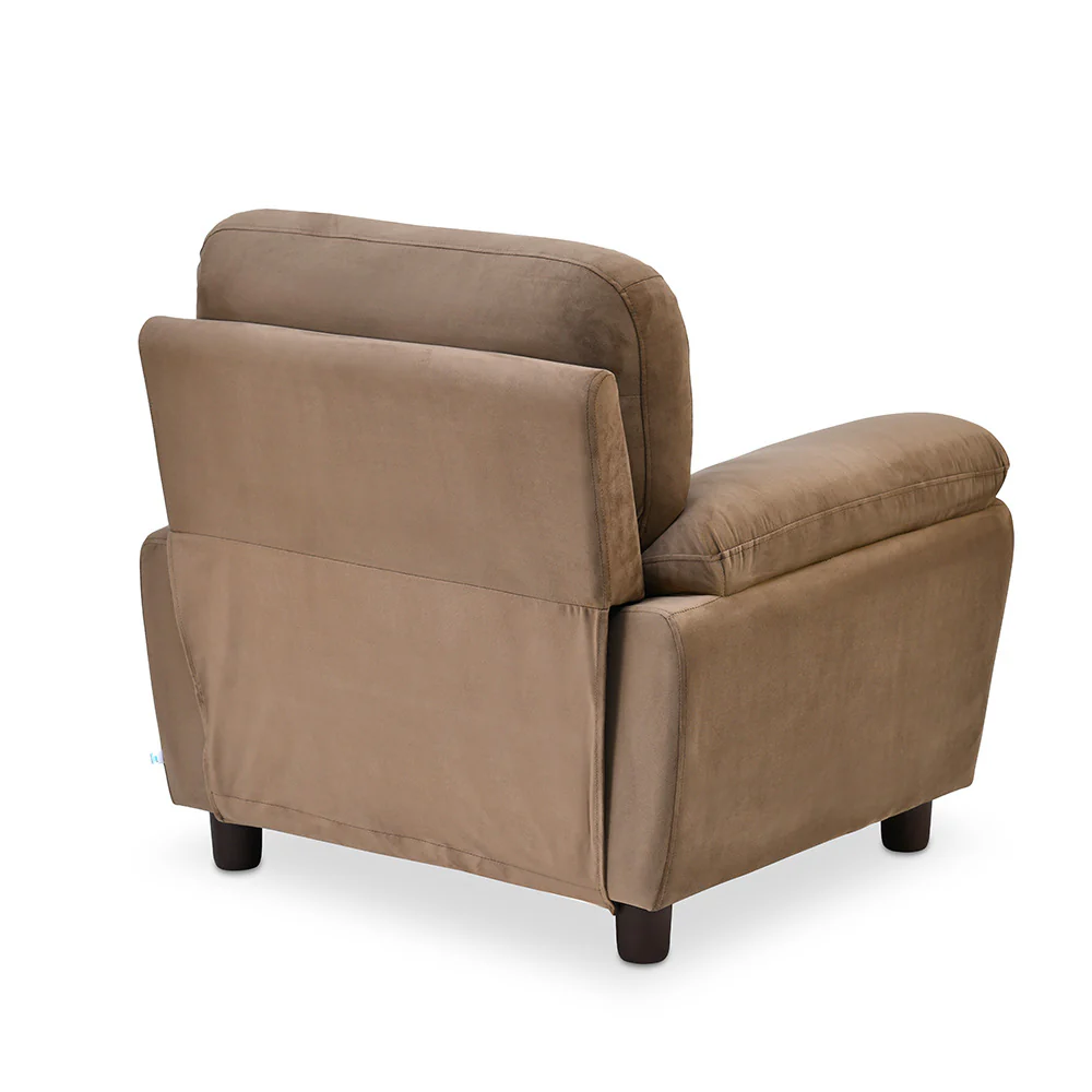 Nilkamal Rebecca 1 Seater Velvette Sofa (Brown) - Image 6