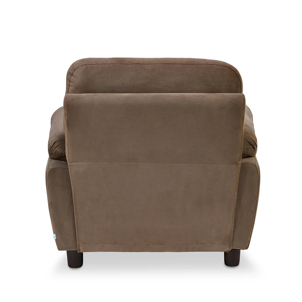 Nilkamal Rebecca 1 Seater Velvette Sofa (Brown) - Image 7