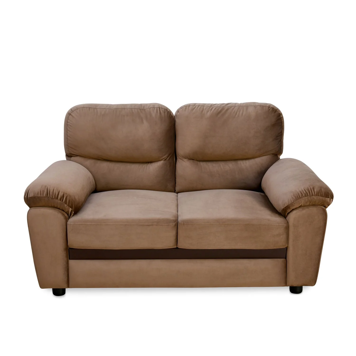 Nilkamal Rebecca Fabric 2 Seater Sofa (Brown) - Image 3