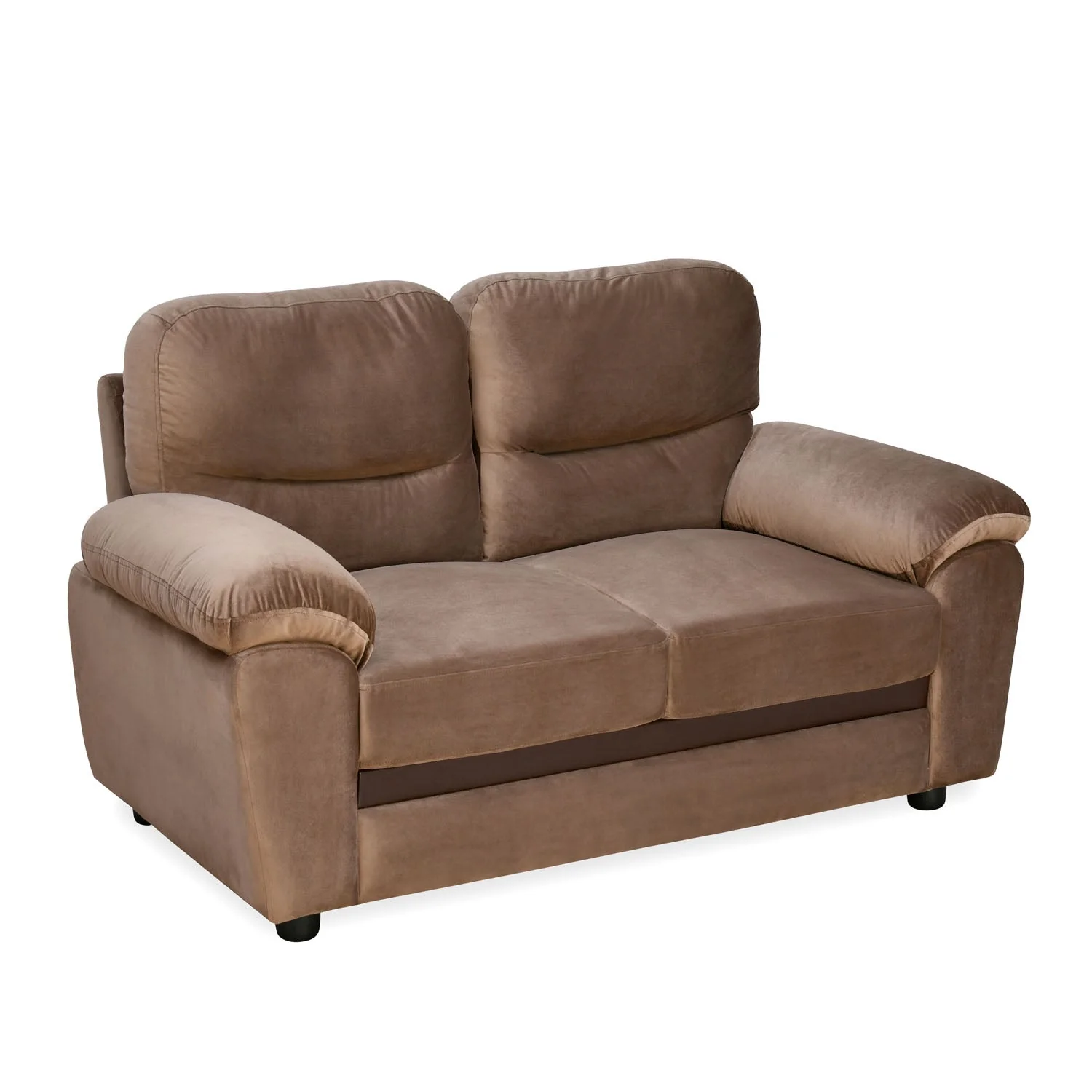Nilkamal Rebecca Fabric 2 Seater Sofa (Brown) - Image 4