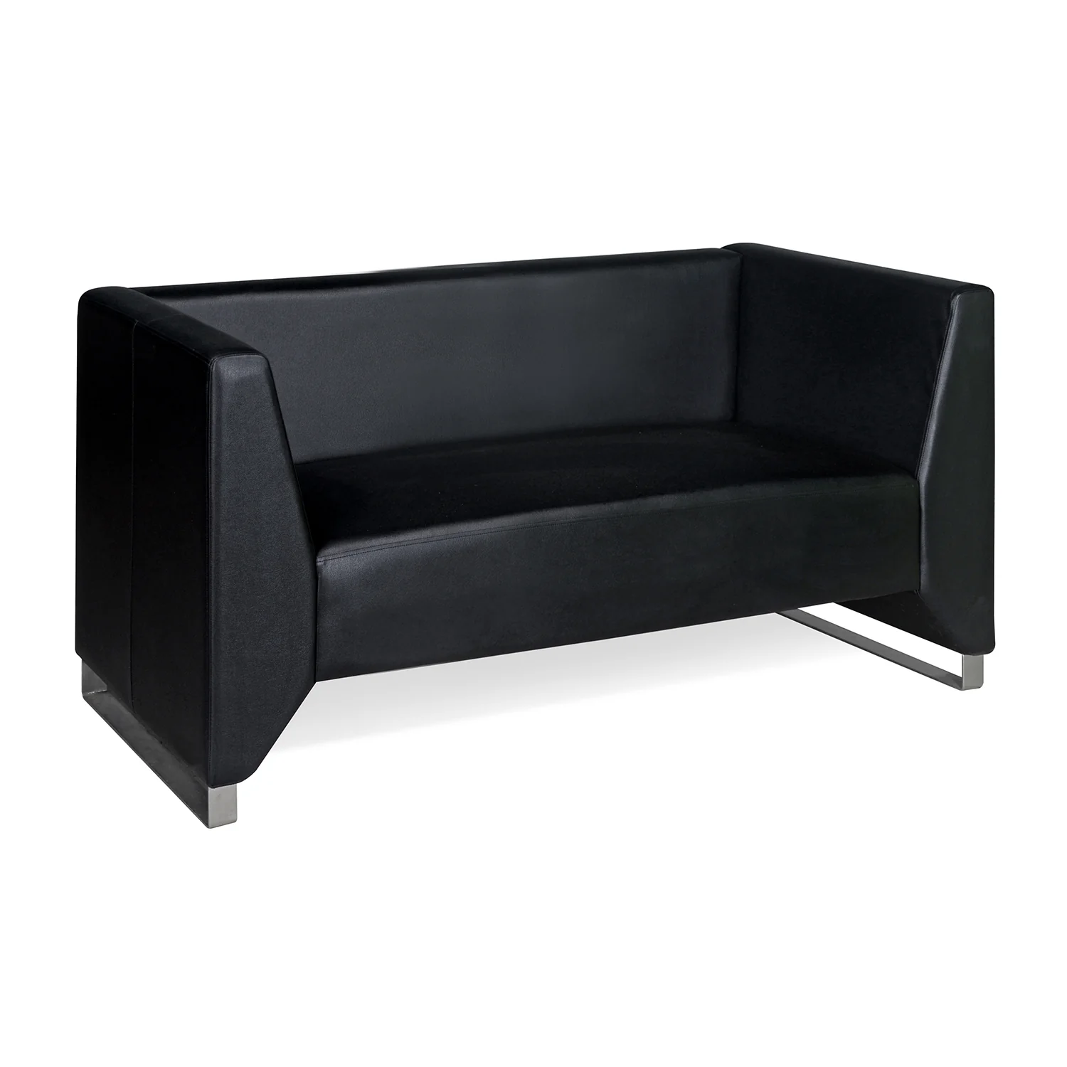 Nilkamal Reed 2 Seater Sofa (Black) - Image 3