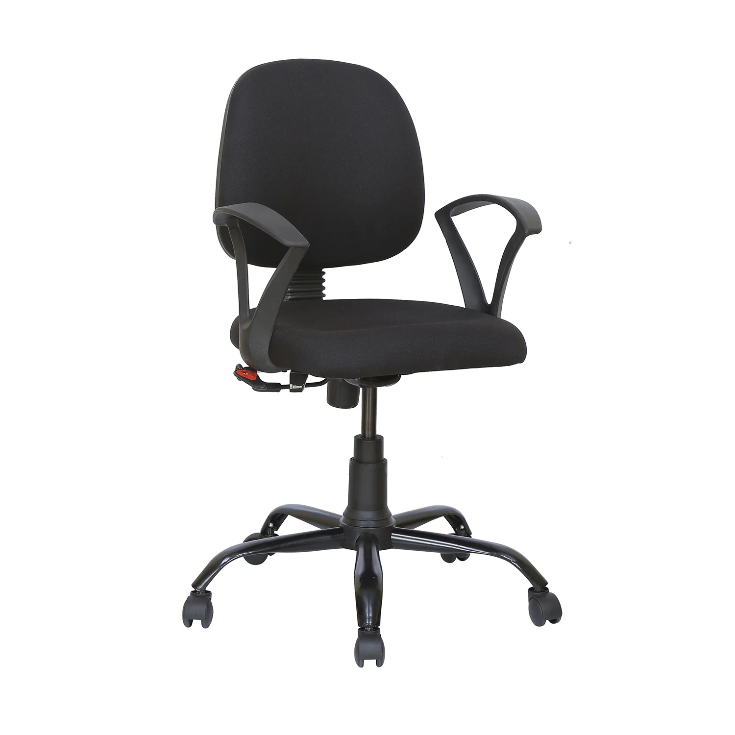 Nilkamal Remus Mid Back Fabric Chair (Black) - Image 3