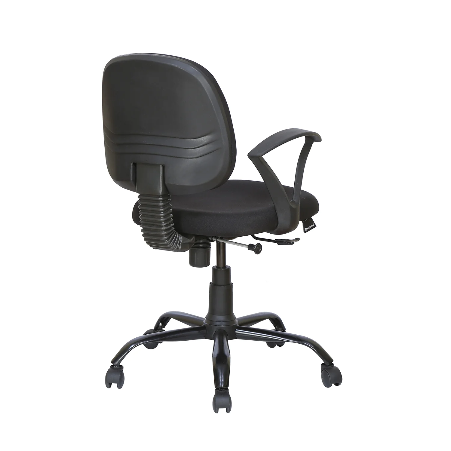 Nilkamal Remus Mid Back Fabric Chair (Black) - Image 6