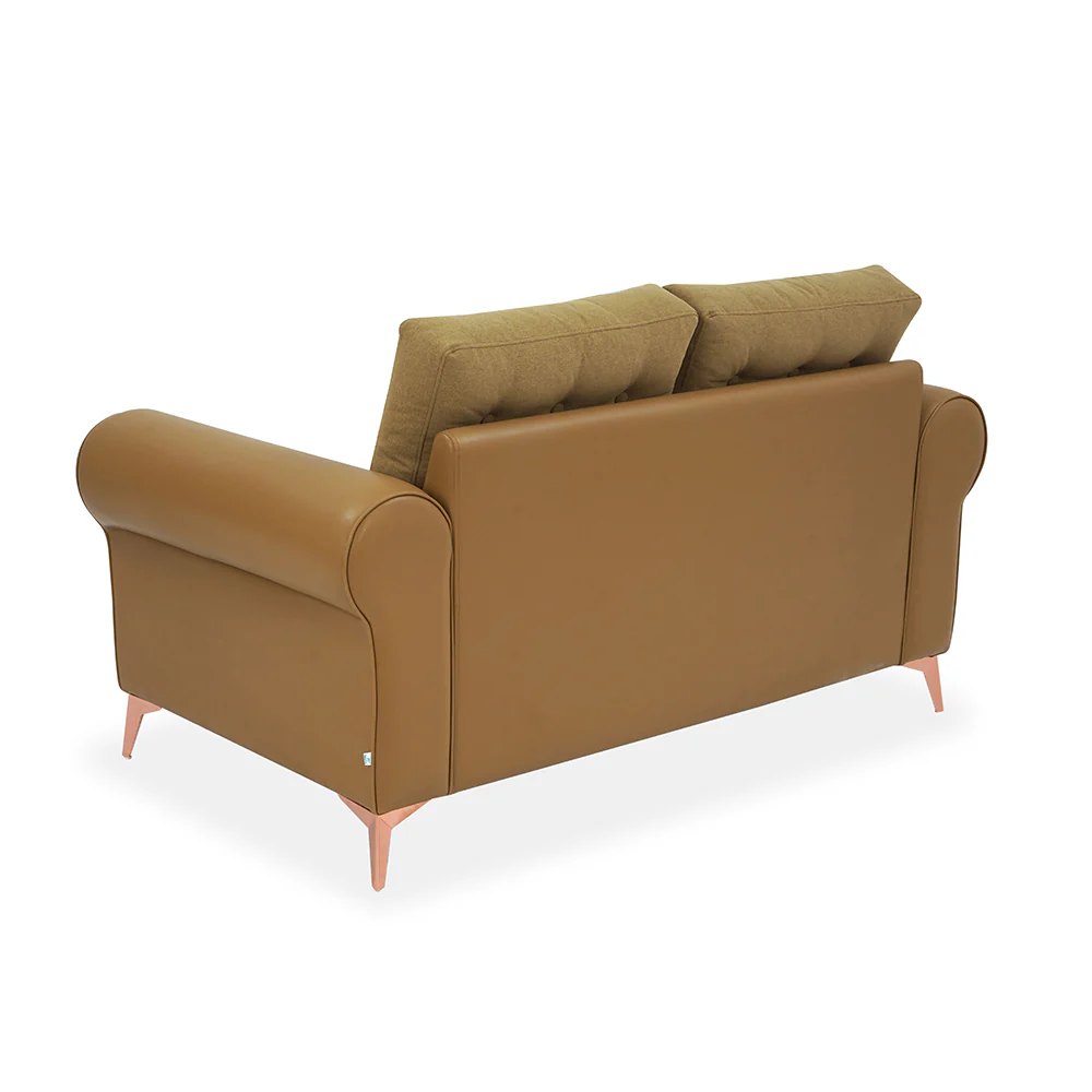 Nilkamal Rippon 2 Seater Sofa (Brown) - Image 6