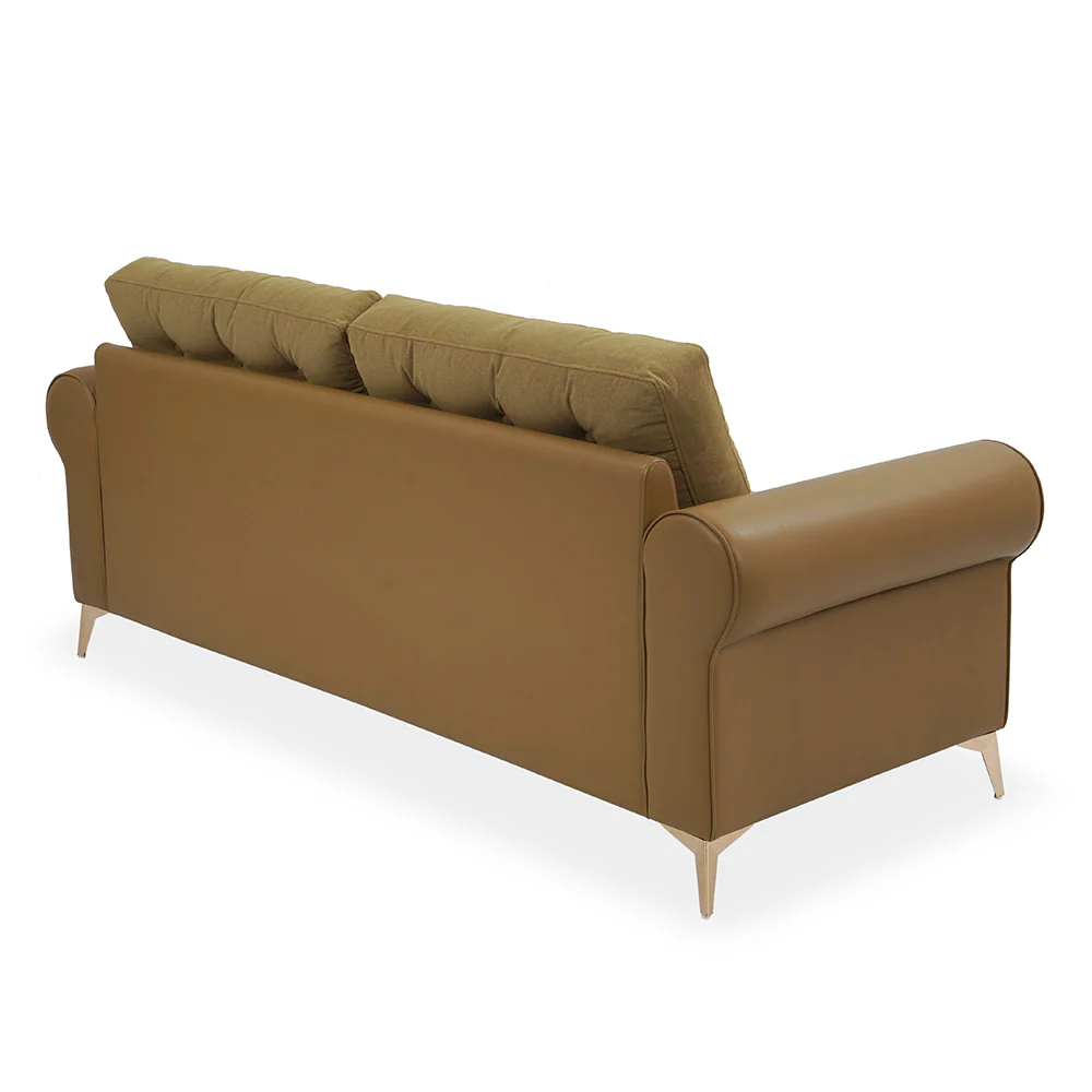 Nilkamal Rippon 3 Seater Sofa (Brown) - Image 7