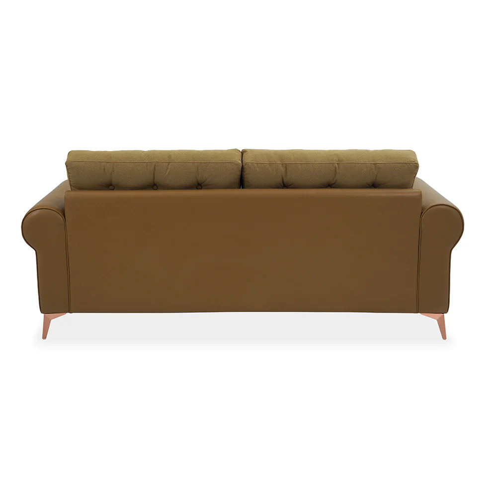 Nilkamal Rippon 3 Seater Sofa (Brown) - Image 8