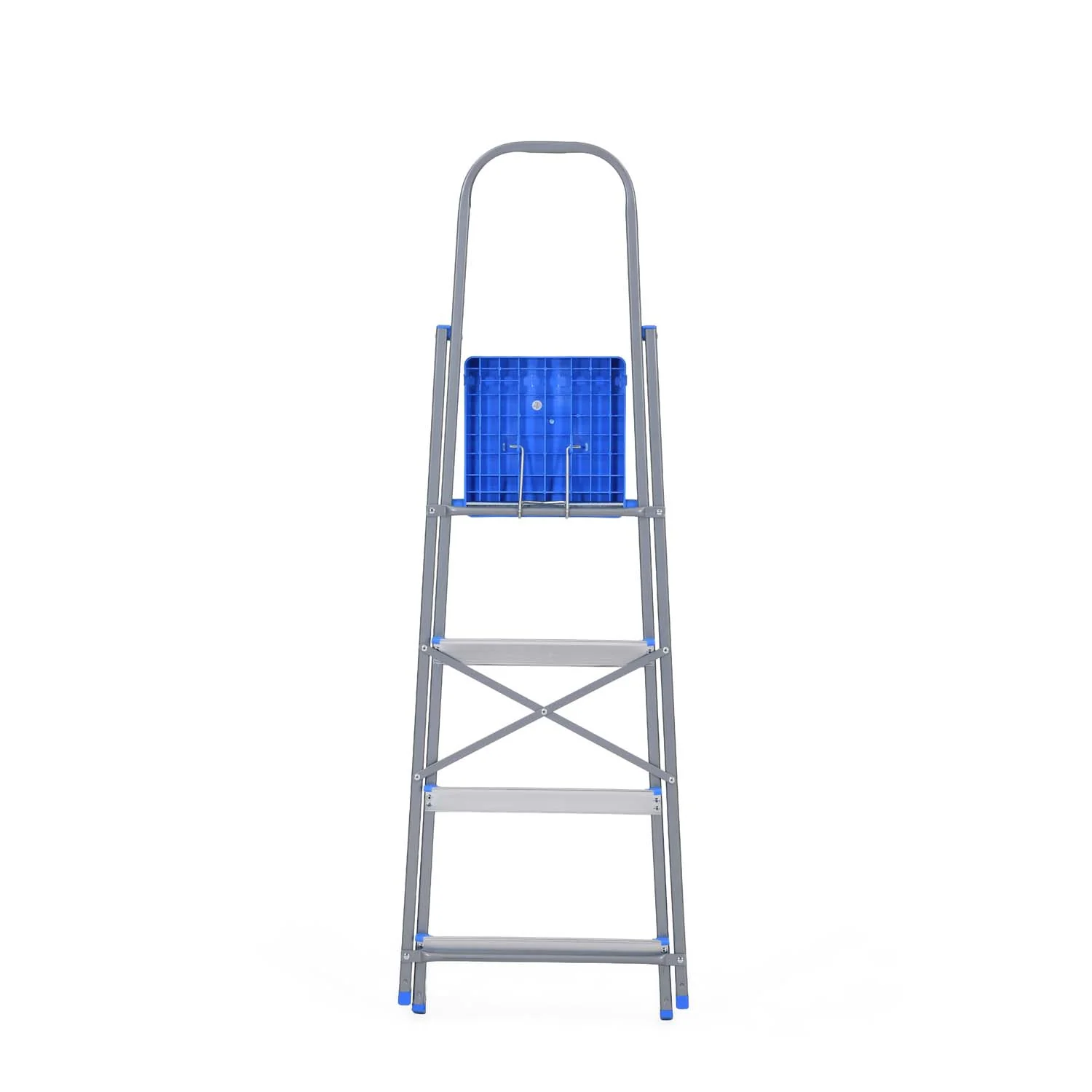 Nilkamal Rise 4 Step Steel Ladder (Grey) - Image 11
