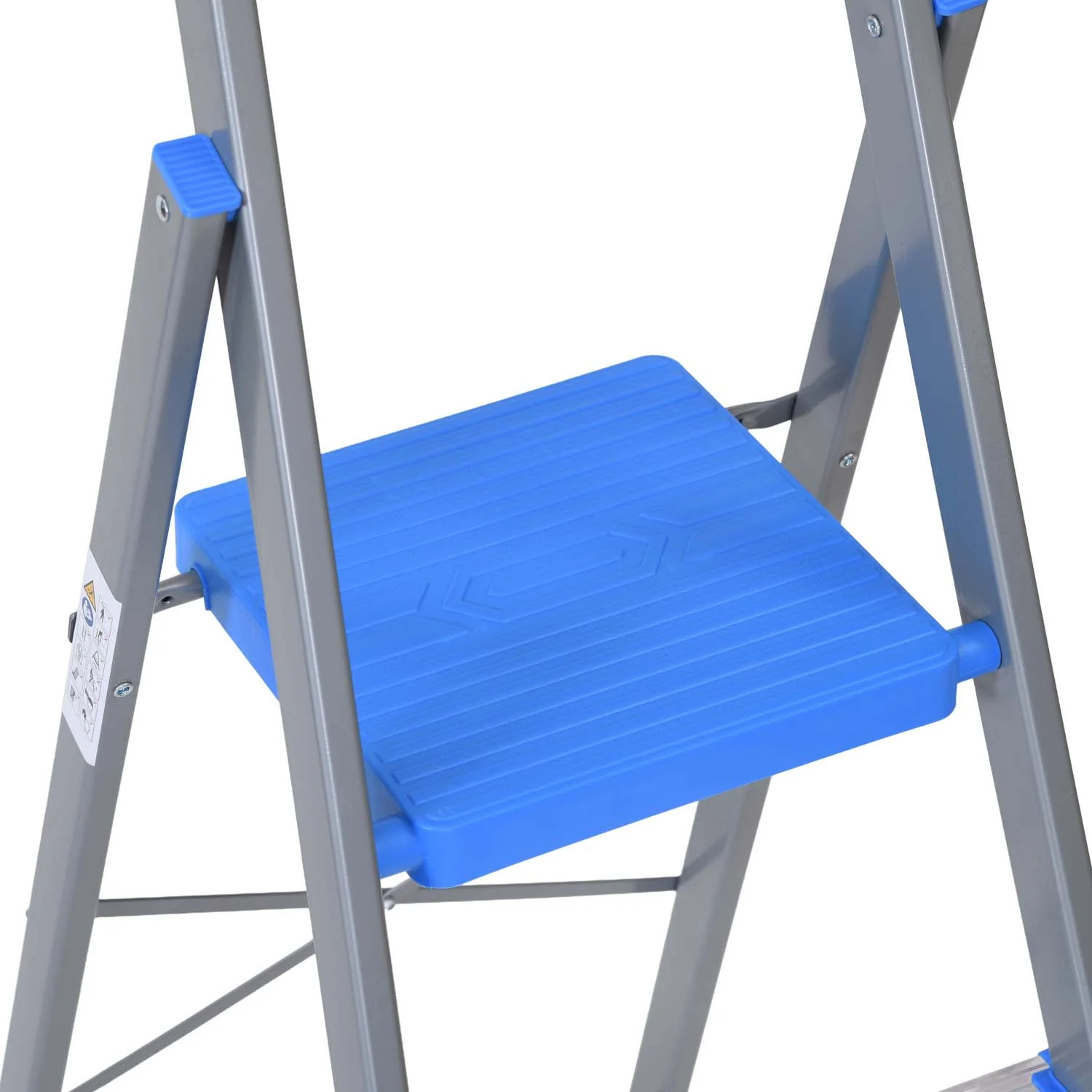 Nilkamal Rise 4 Step Steel Ladder (Grey) - Image 14