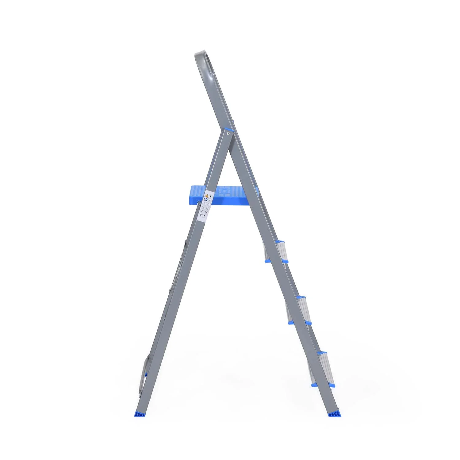 Nilkamal Rise 4 Step Steel Ladder (Grey) - Image 9