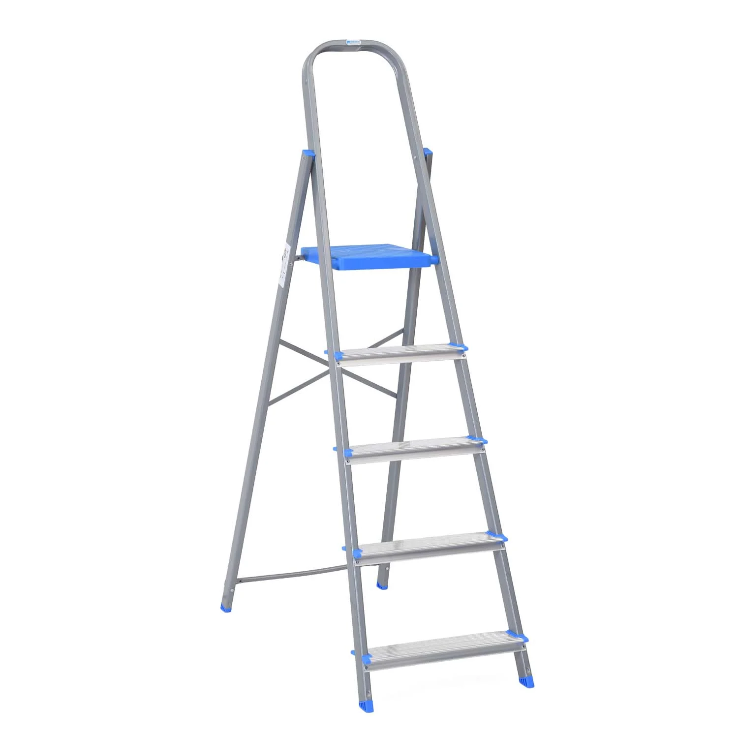 Nilkamal Rise 5 Step Steel Ladder (Grey) - Image 2