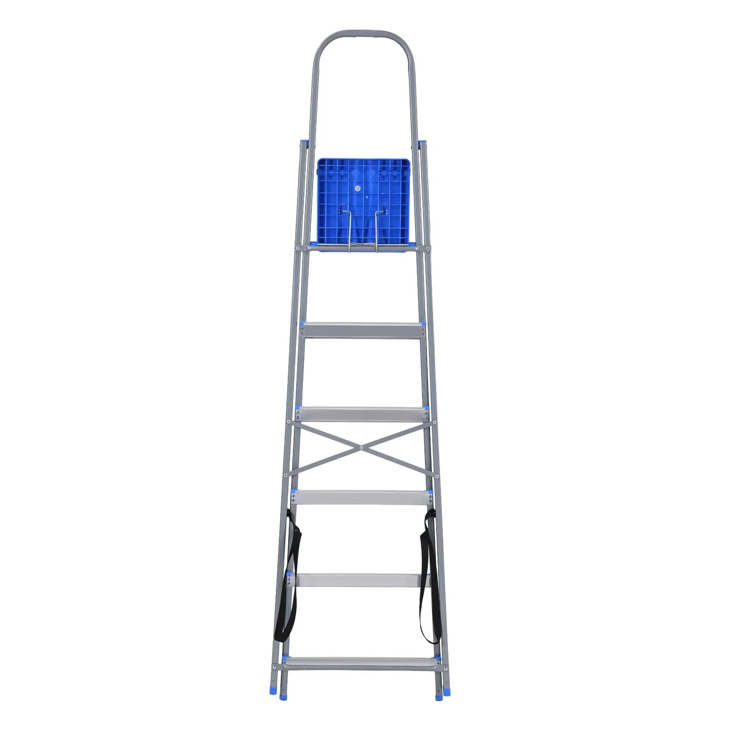 Nilkamal Rise 6 Step Steel Ladder (Grey) - Image 13
