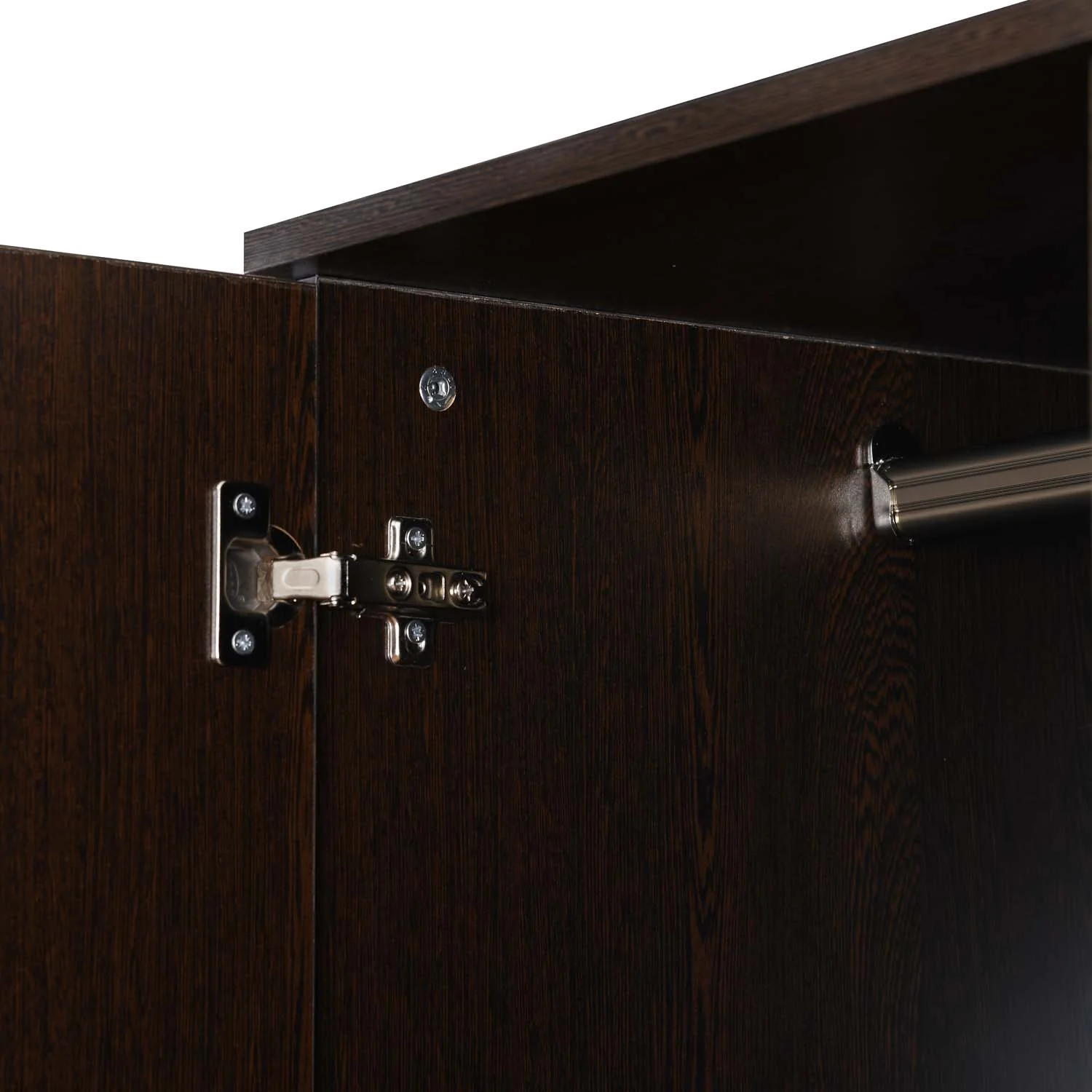 Nilkamal Riva 3 Door Wardrobe with Mirror (Wenge) - Image 8