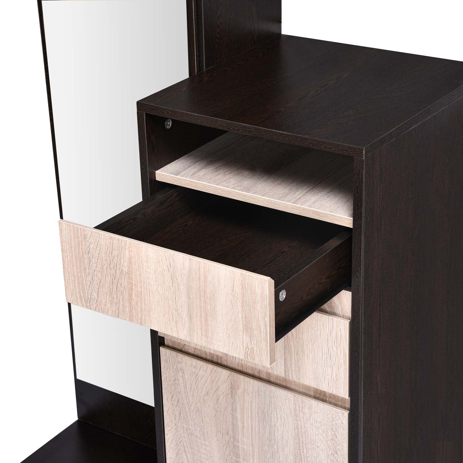 Nilkamal Riva Dresser (Wenge & Sonoma Oak) - Image 9