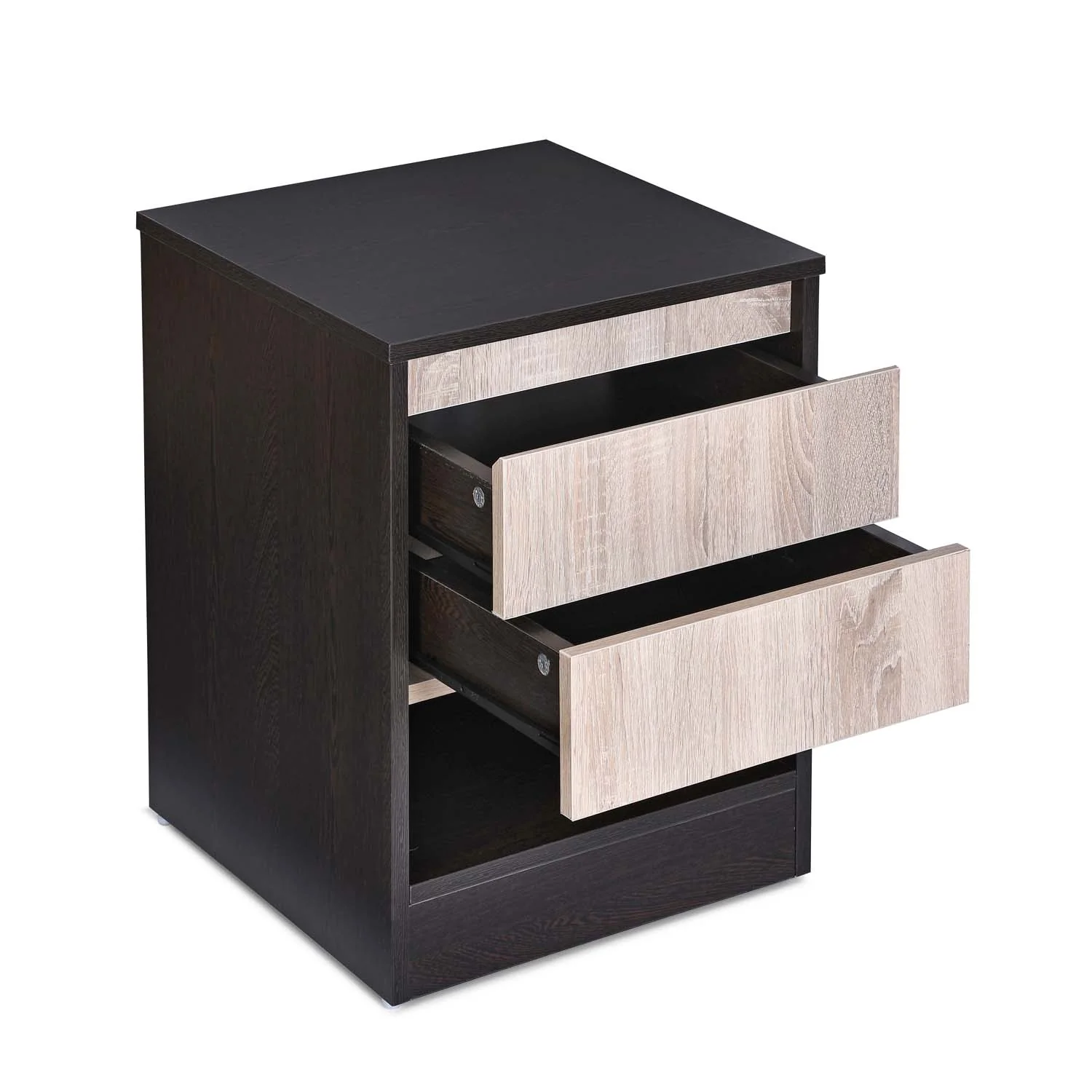 Nilkamal Riva Night Stand (Wenge & Sonoma Oak) - Image 5
