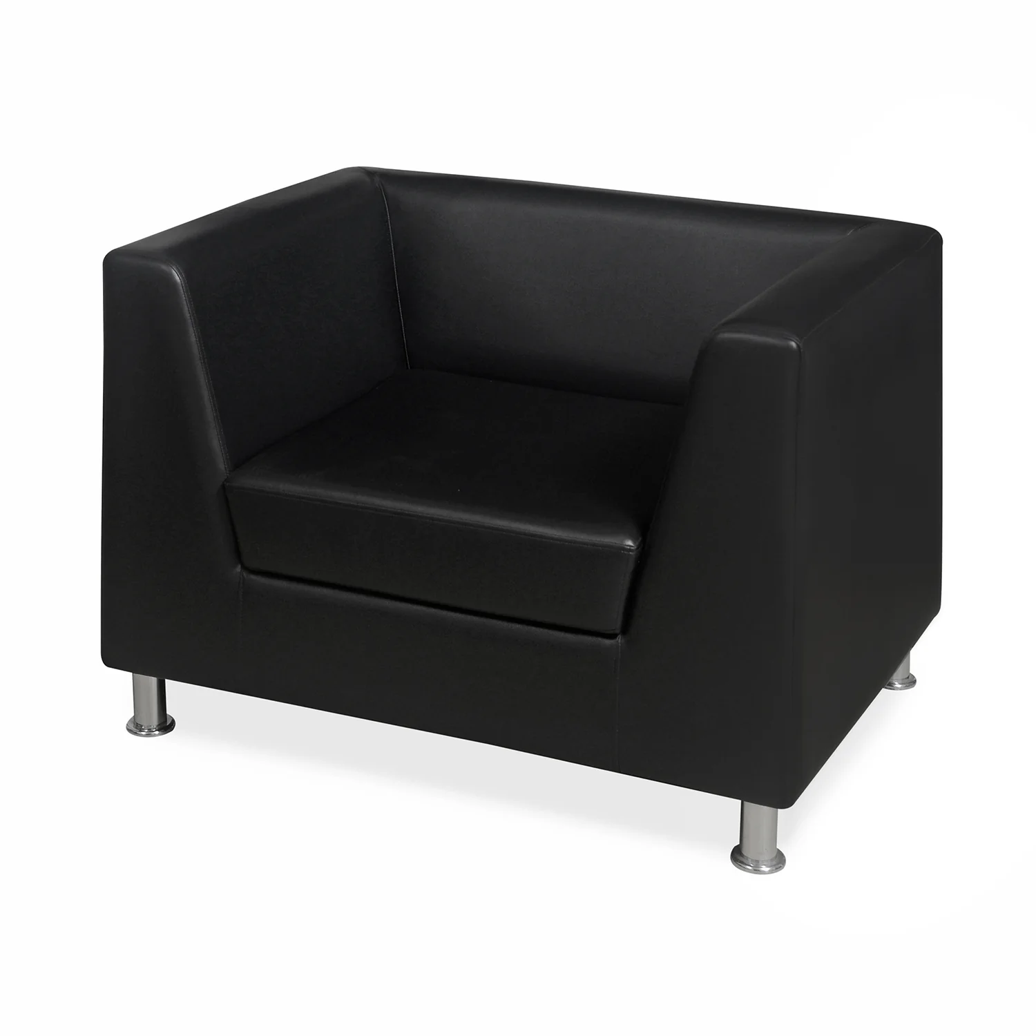 Nilkamal Russo 1 Seater Sofa (Cola Black) - Image 4