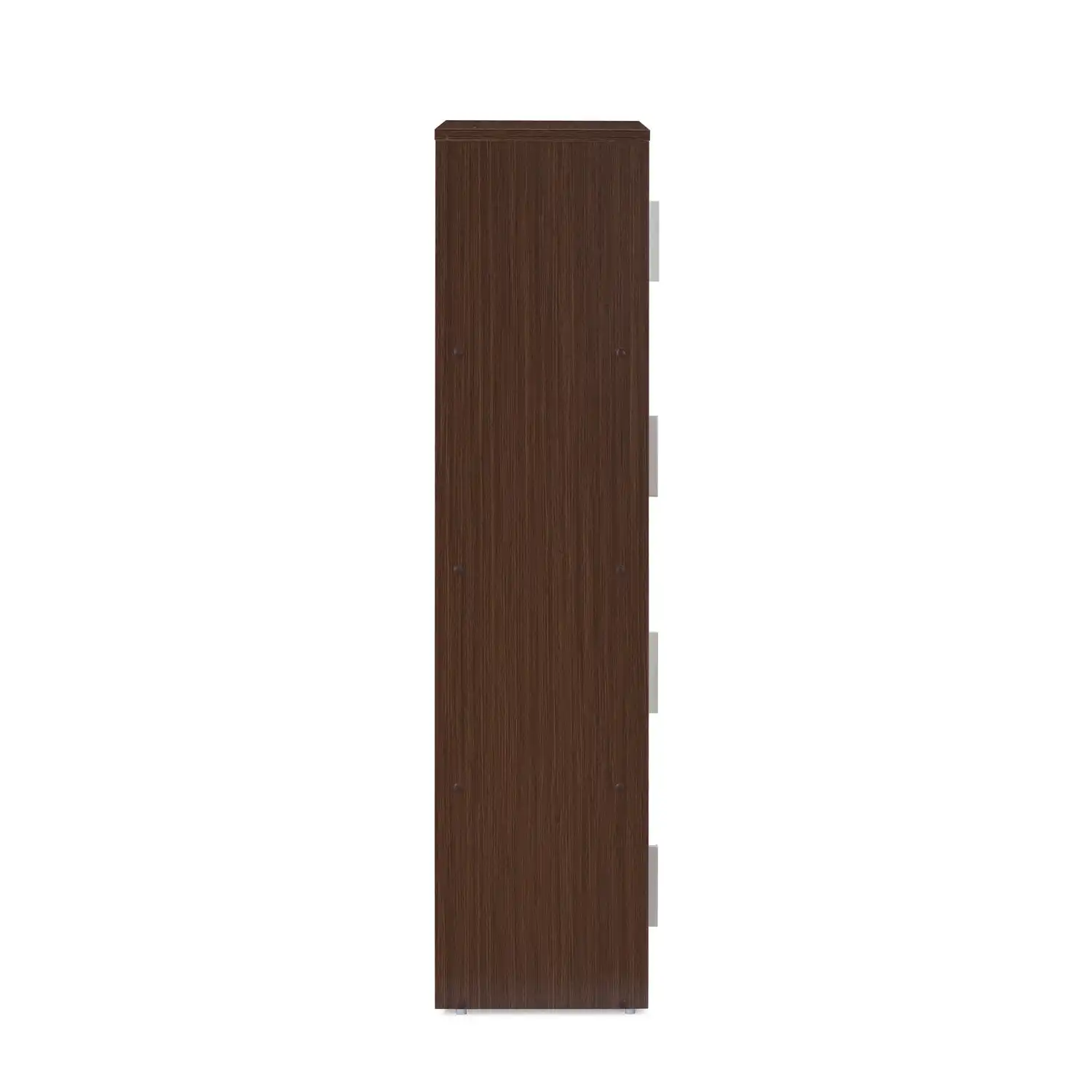 Nilkamal Sear 4 Tier Storage Cabinet (Oak/Frosty White) - Image 4